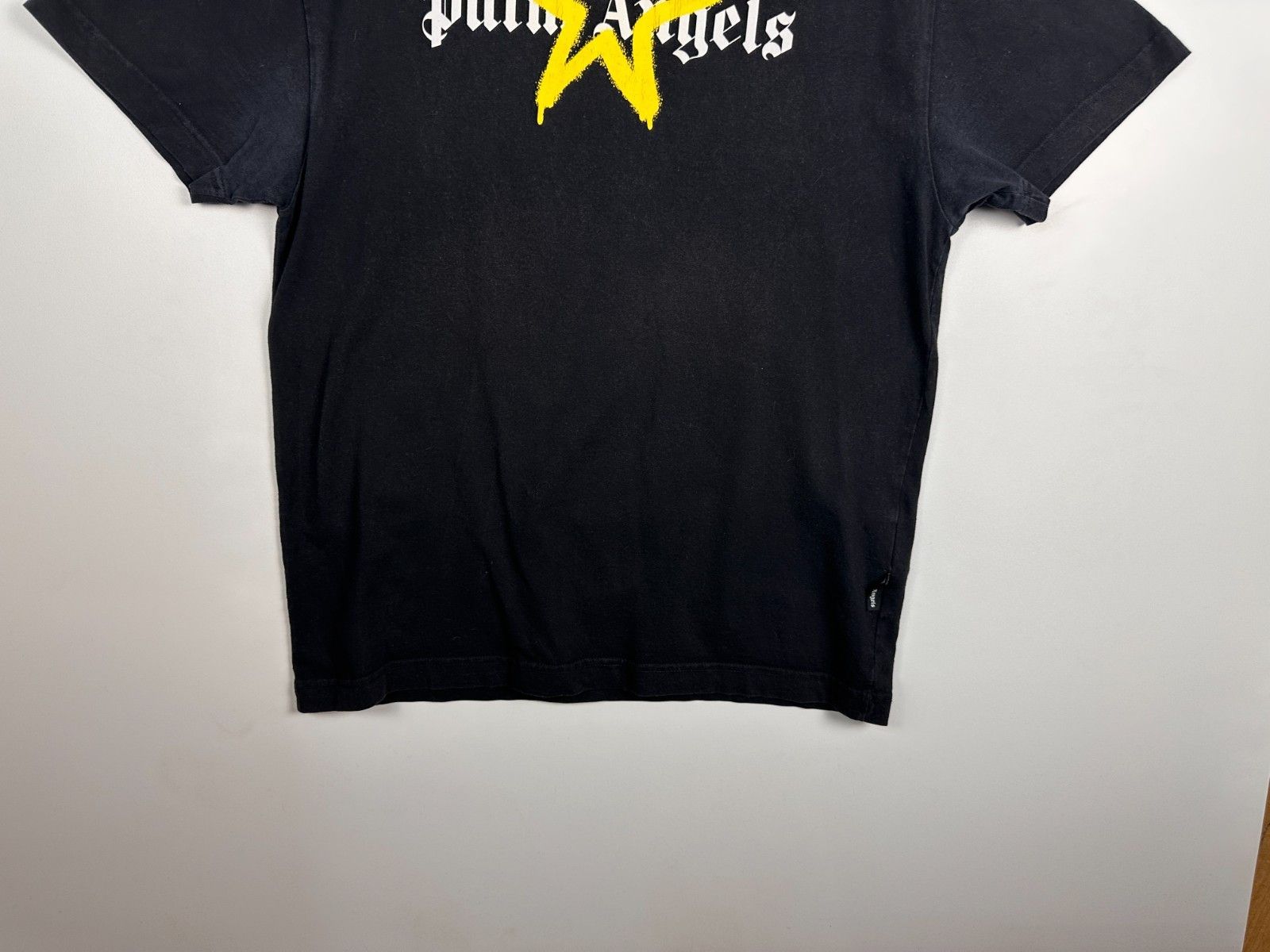 Palm Angels Palm Angels Star Sprayed Logo Tee Black T Shirt Mens Size XL Size US XL / EU 56 / 4 - 3 Thumbnail
