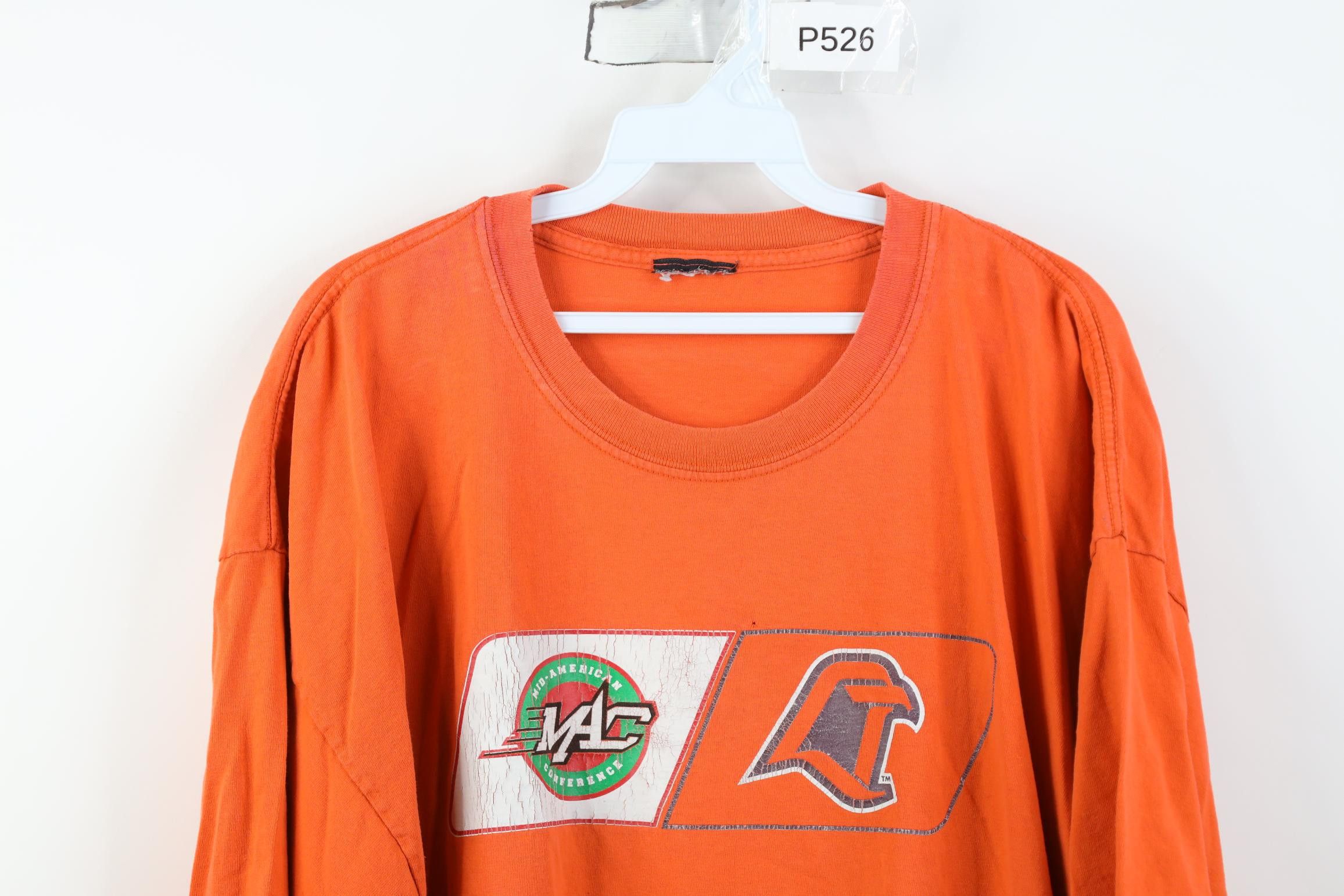Vintage Vintage MAC Bowling Green State University T-Shirt Orange Size US XXL / EU 58 / 5 - 2 Thumbnail