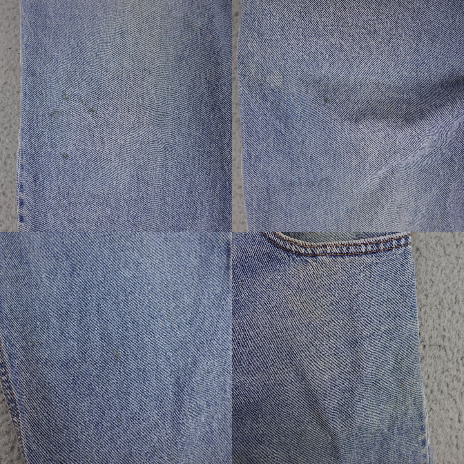 Levi's VINTAGE Levi's 550 Jeans Mens 36x34 Blue Loose Fit Light Wash 90s Size US 36 / EU 52 - 8 Thumbnail