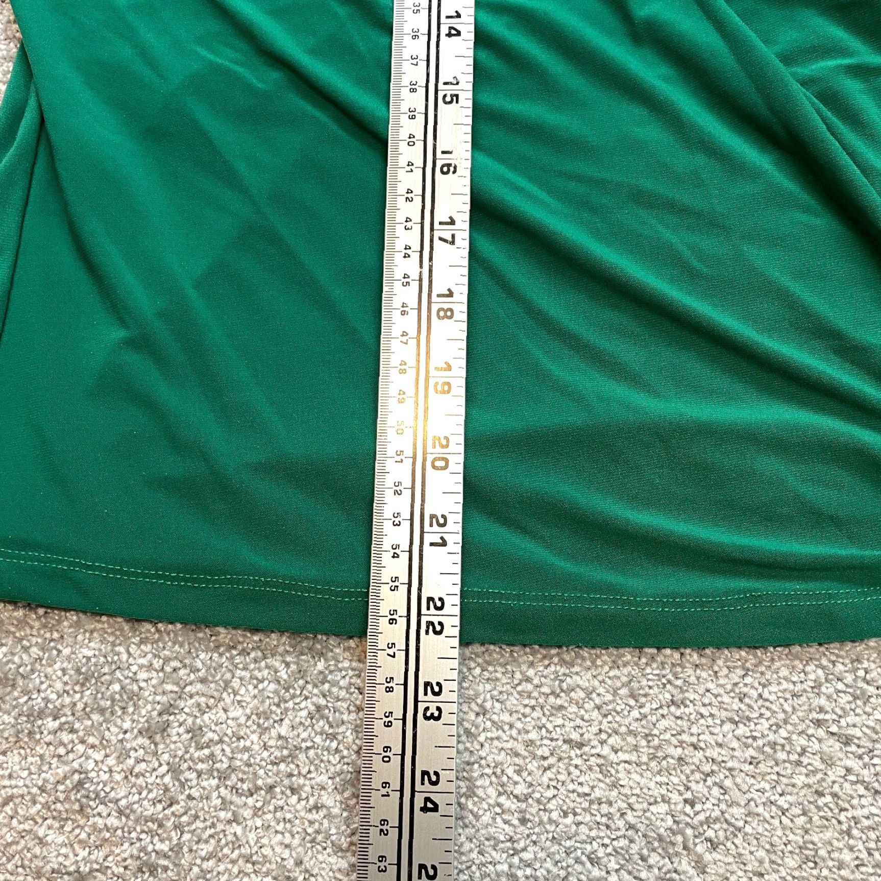 Vintage Ellen & Company Blouse Shirt Womens Medium Green Wrap Stretch Long Sleeve Top Size M / US 6-8 / IT 42-44 - 5 Thumbnail