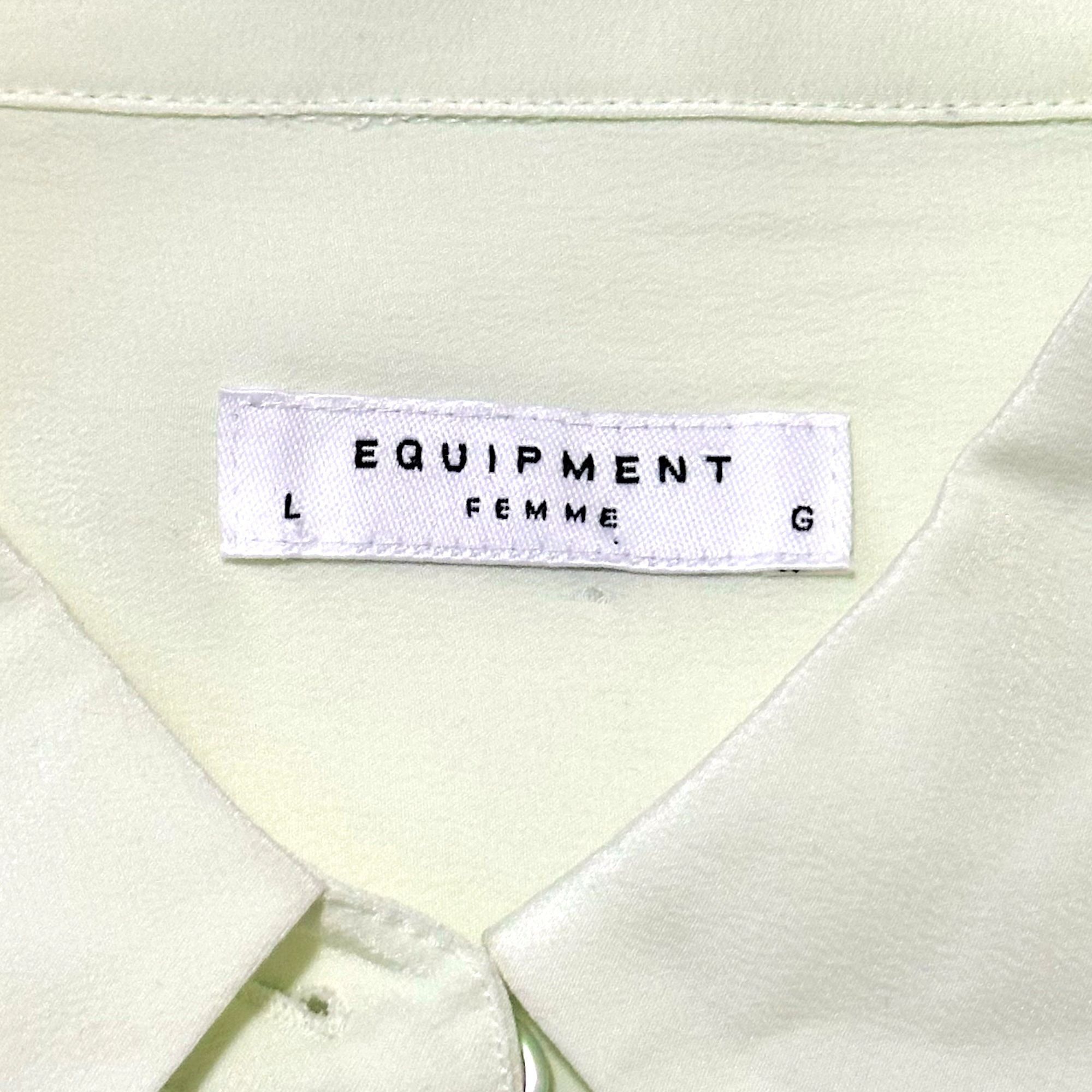Equipment Equipment Signature Slim Fit Silk Button-up Shirt , Size L, Size L / US 10 / IT 46 - 4 Thumbnail