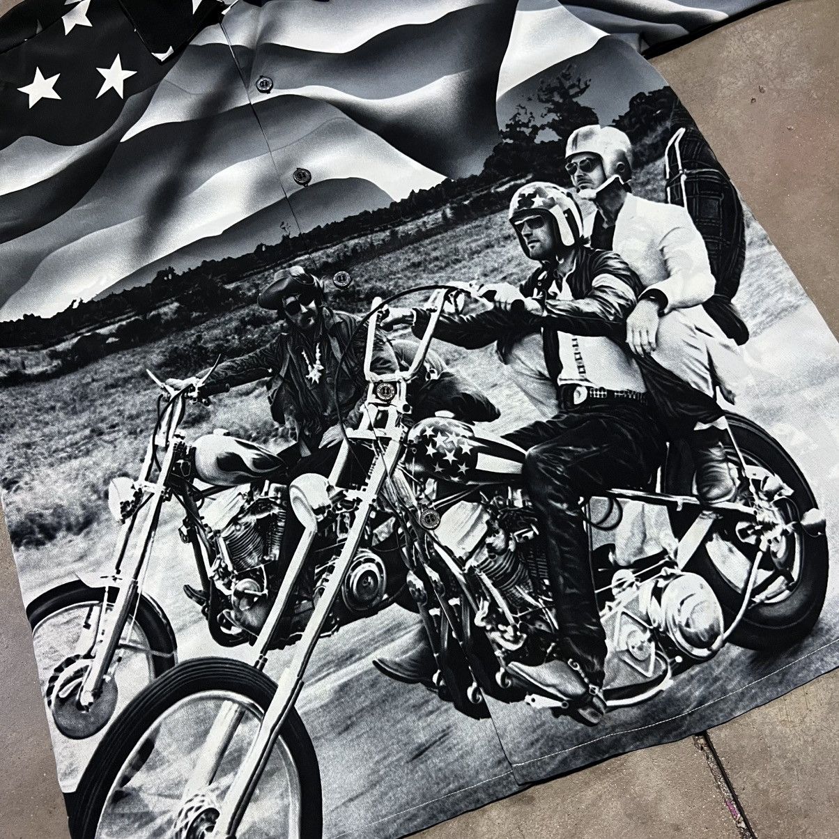 Dragonfly Vintage Dragonfly Button Up Shirt Easy Riders Movie Film Size US M / EU 48-50 / 2 - 3 Thumbnail