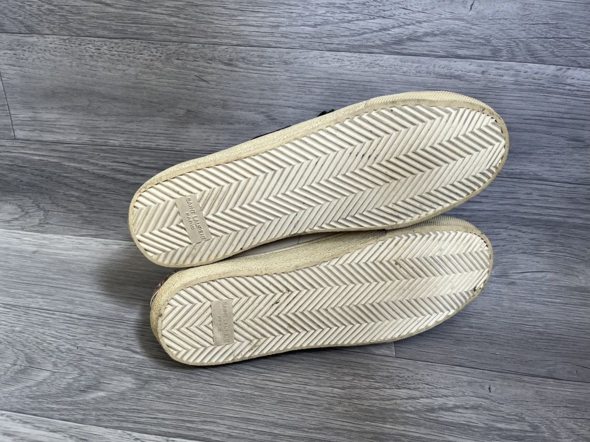 Saint Laurent Paris Saint Laurent court clasic Sl/06 white low glitter sneakers Size US 9 / EU 42 - 9 Thumbnail