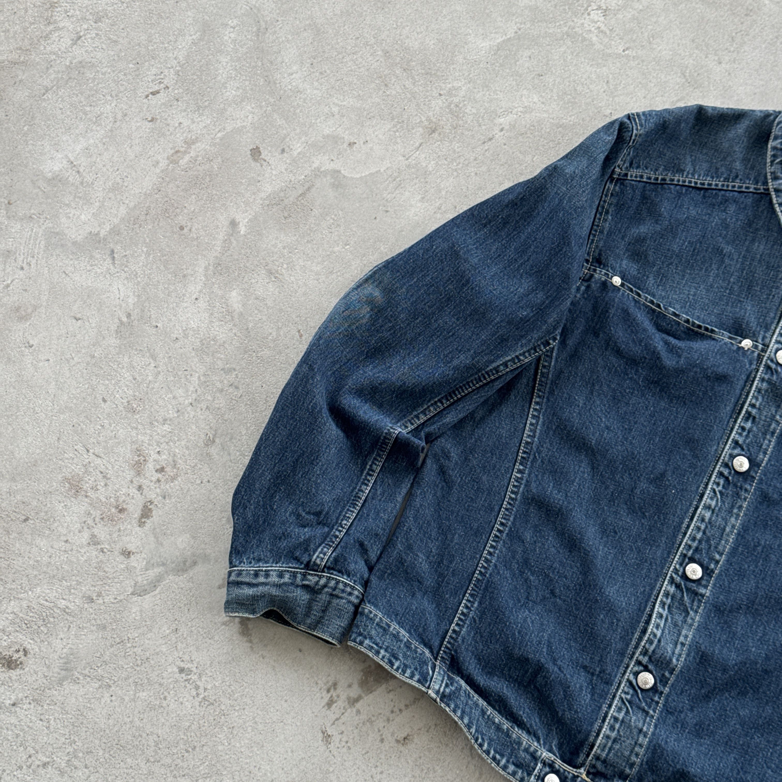 Levi's Levis Engineered Jeans Vintage Denim Trucker Jacket Size XL Size US XL / EU 56 / 4 - 3 Thumbnail