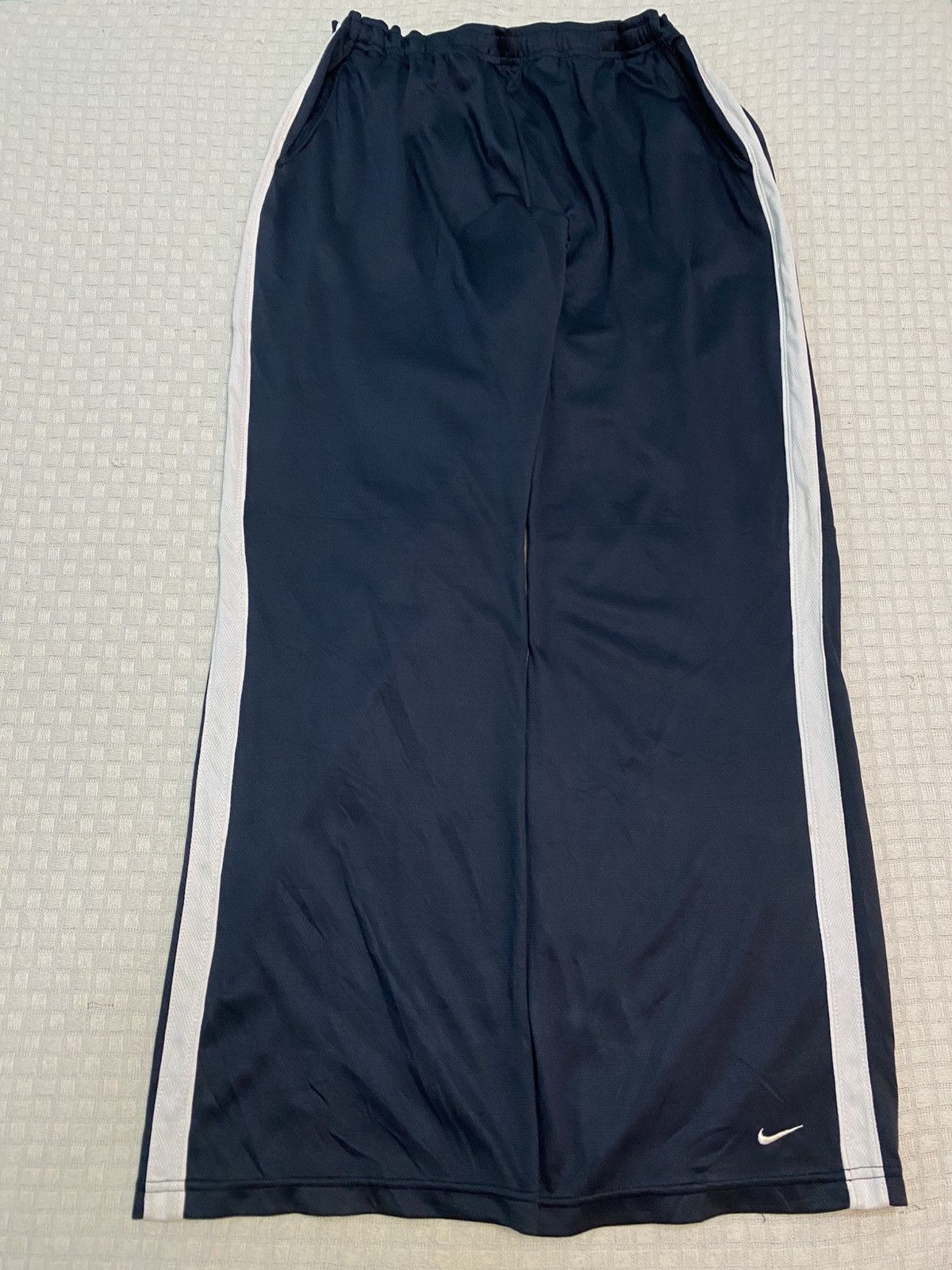 Carhartt Wip × Nike 💥 VINTAGE NIKE SUPER BAGGY 90S WIDE LEG TRACK PANTS Y2K Size US 34 / EU 50 - 1 Thumbnail