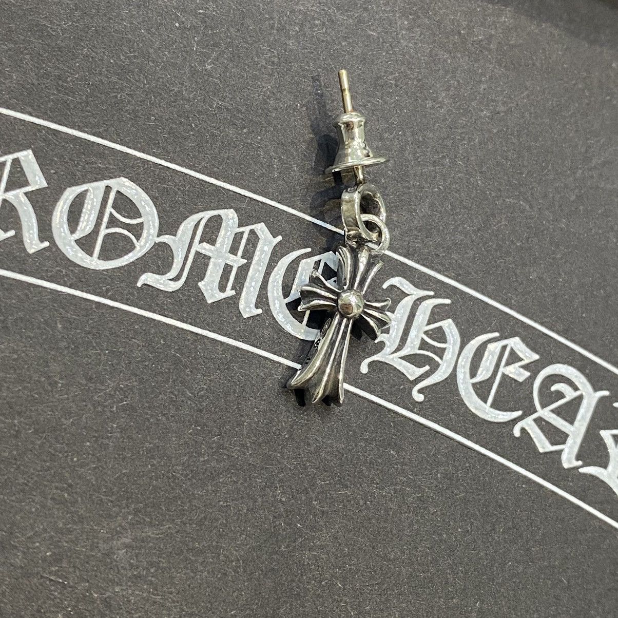 Chrome Hearts Chrome Hearts cross baby fat earring silver Size ONE SIZE - 2 Thumbnail