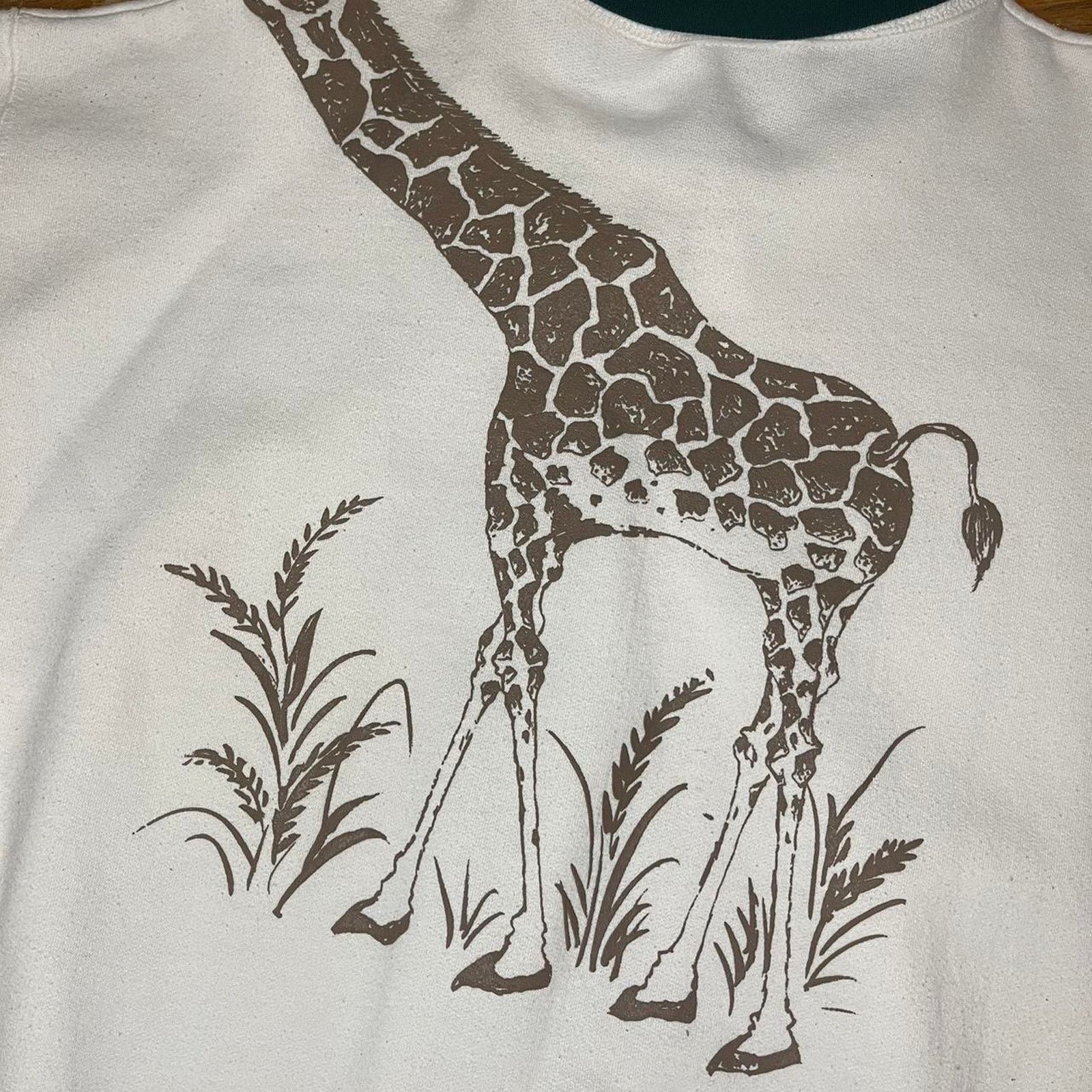 Vintage Vintage giraffe nature wrap around sweatshirt Size US L / EU 52-54 / 3 - 4 Thumbnail