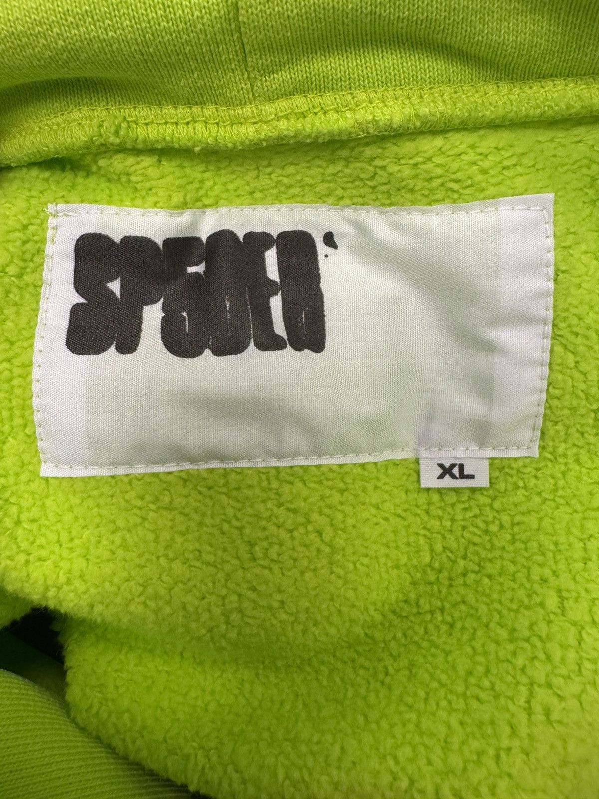 Sp5der Sp5der Hoodie Acid Green Size US XL / EU 56 / 4 - 2 Thumbnail