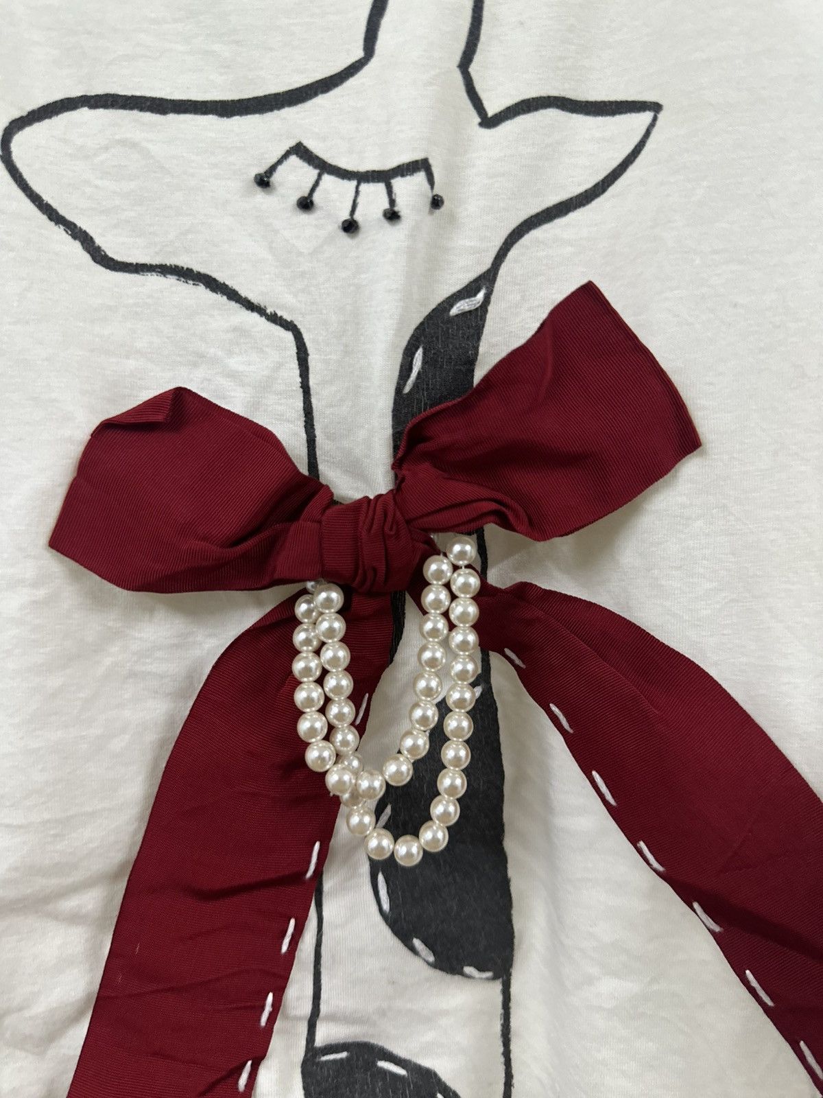 Moschino Moschino Cheap And Chic Ribbon Laces / Pearl Shirt Size S / US 4 / IT 40 - 10 Thumbnail