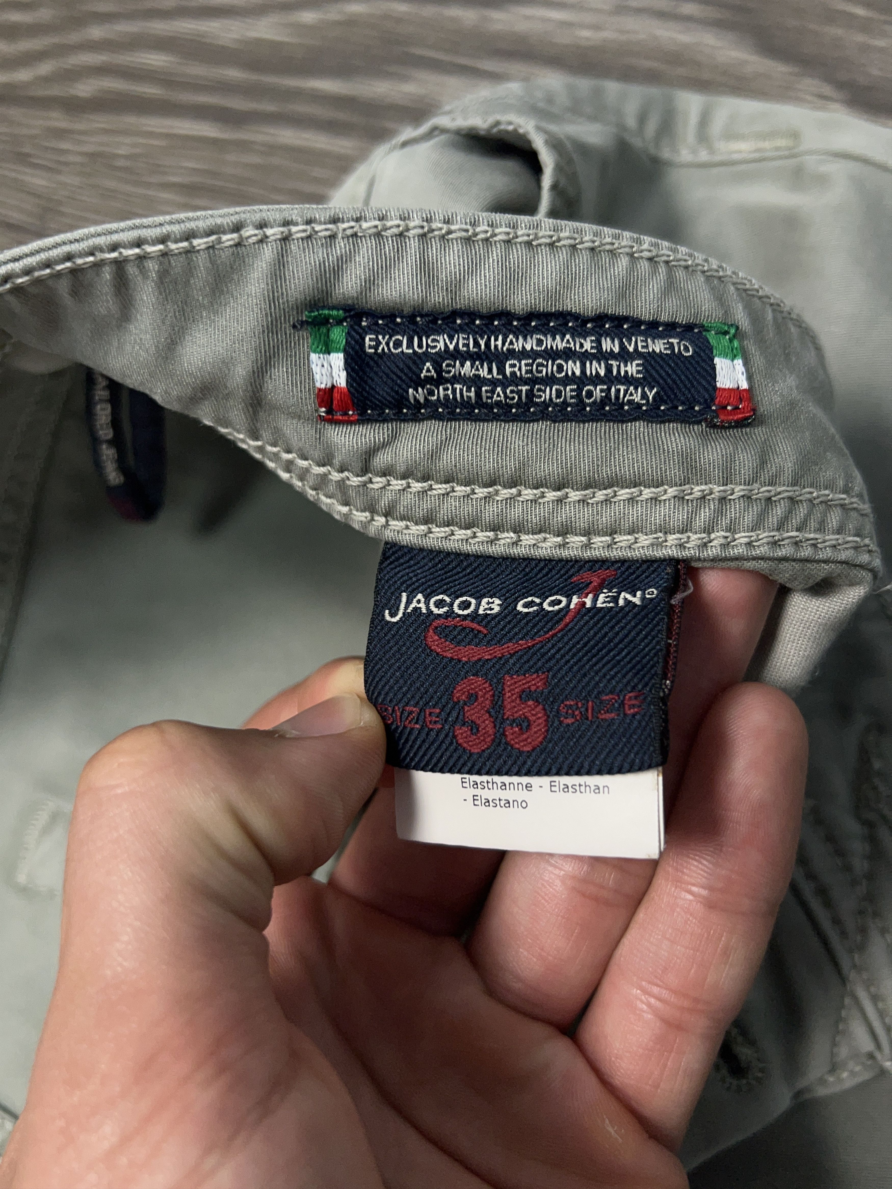 Jacob Cohen Mens J688 COMF Lyocell Cotton Elastane Chino Pants Trousers Size US 35 - 8 Thumbnail