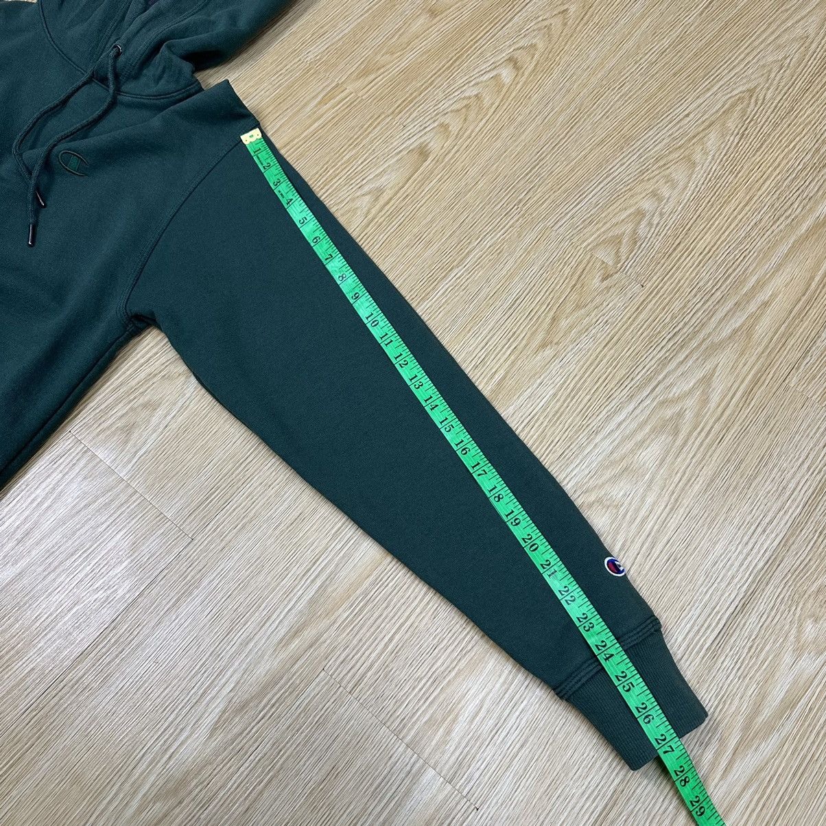 Champion × Vintage Vintage Champion Faded Green Hoodie Z113 Size US S / EU 44-46 / 1 - 7 Thumbnail
