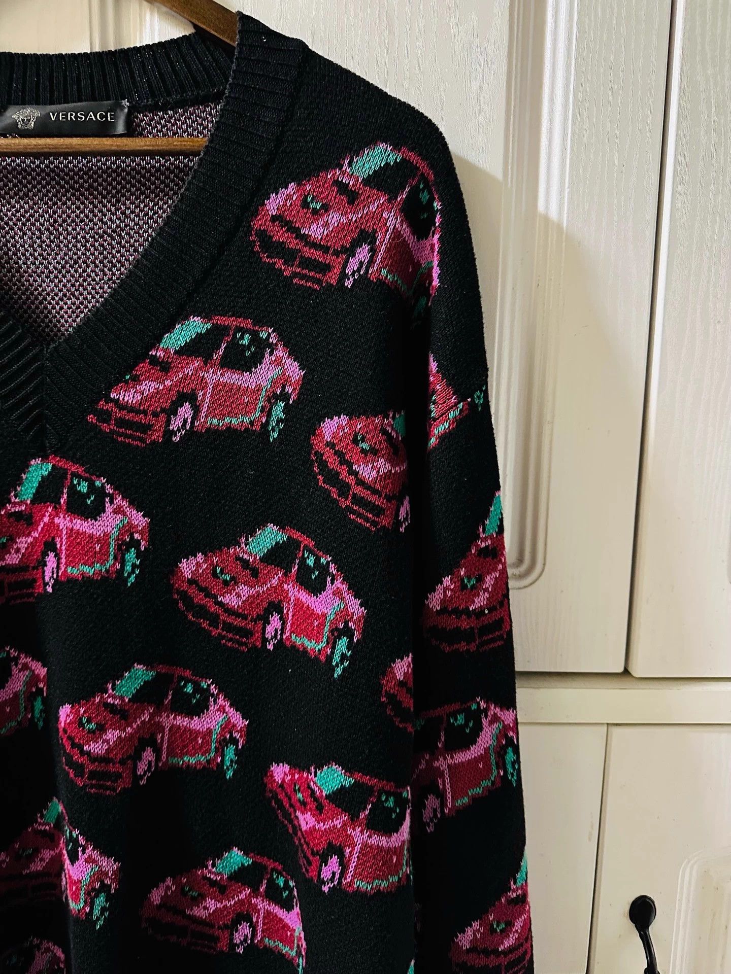 Versace Versace Runway Cotton Knit Sweater XL Like New Size US XL / EU 56 / 4 - 5 Thumbnail