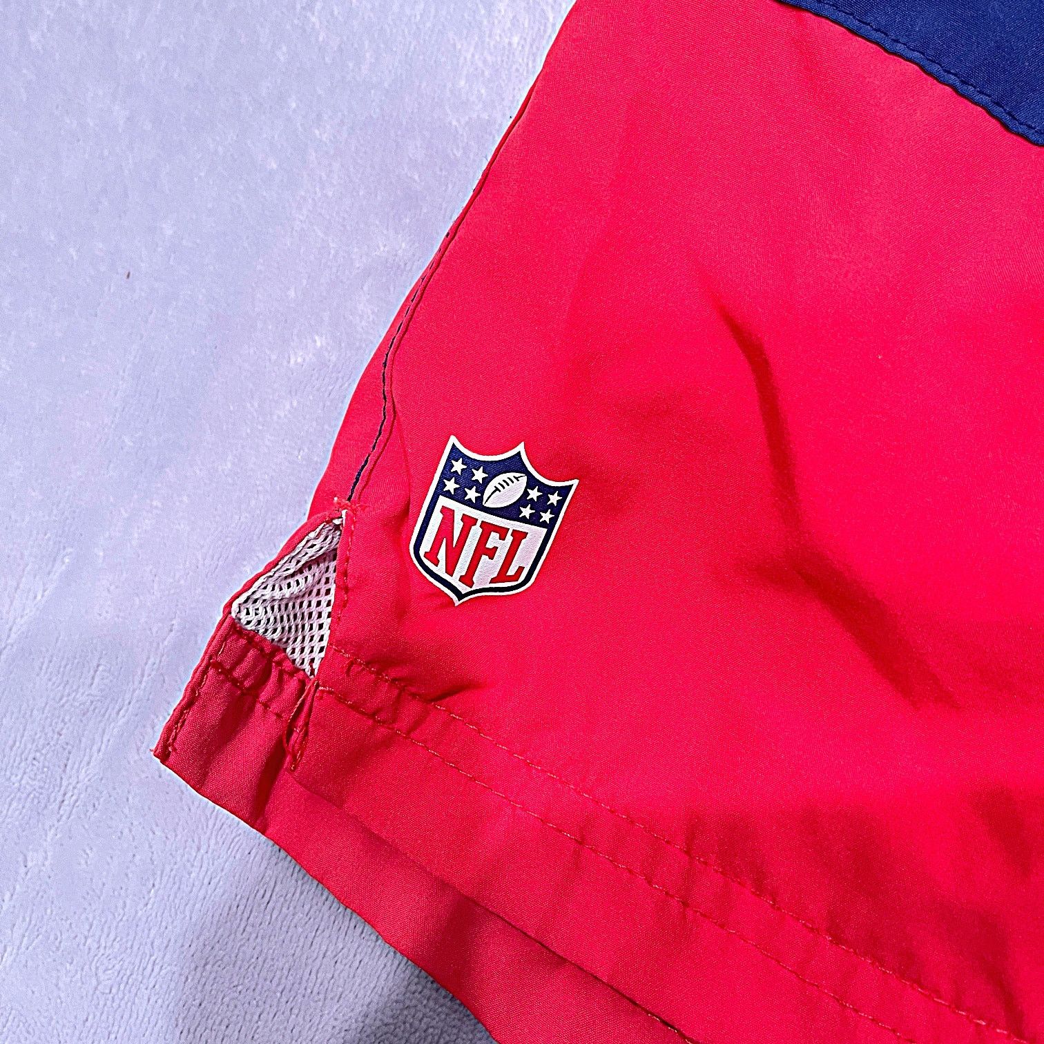 NFL NEW ENGLAND PATRIOTS Swim Trunks Blue Red NFL Mens Large Size US 36 / EU 52 - 3 Thumbnail