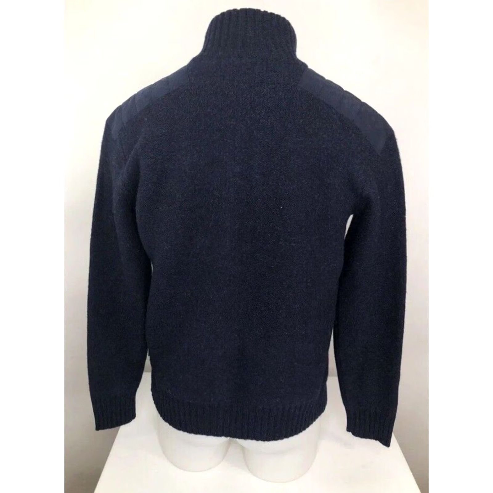 Ralph Lauren POLO RALPH LAUREN - MILITARY Shoulder Patch LAMBSWOOL Knit Mens S Sweater Size US S / EU 44-46 / 1 - 4 Thumbnail