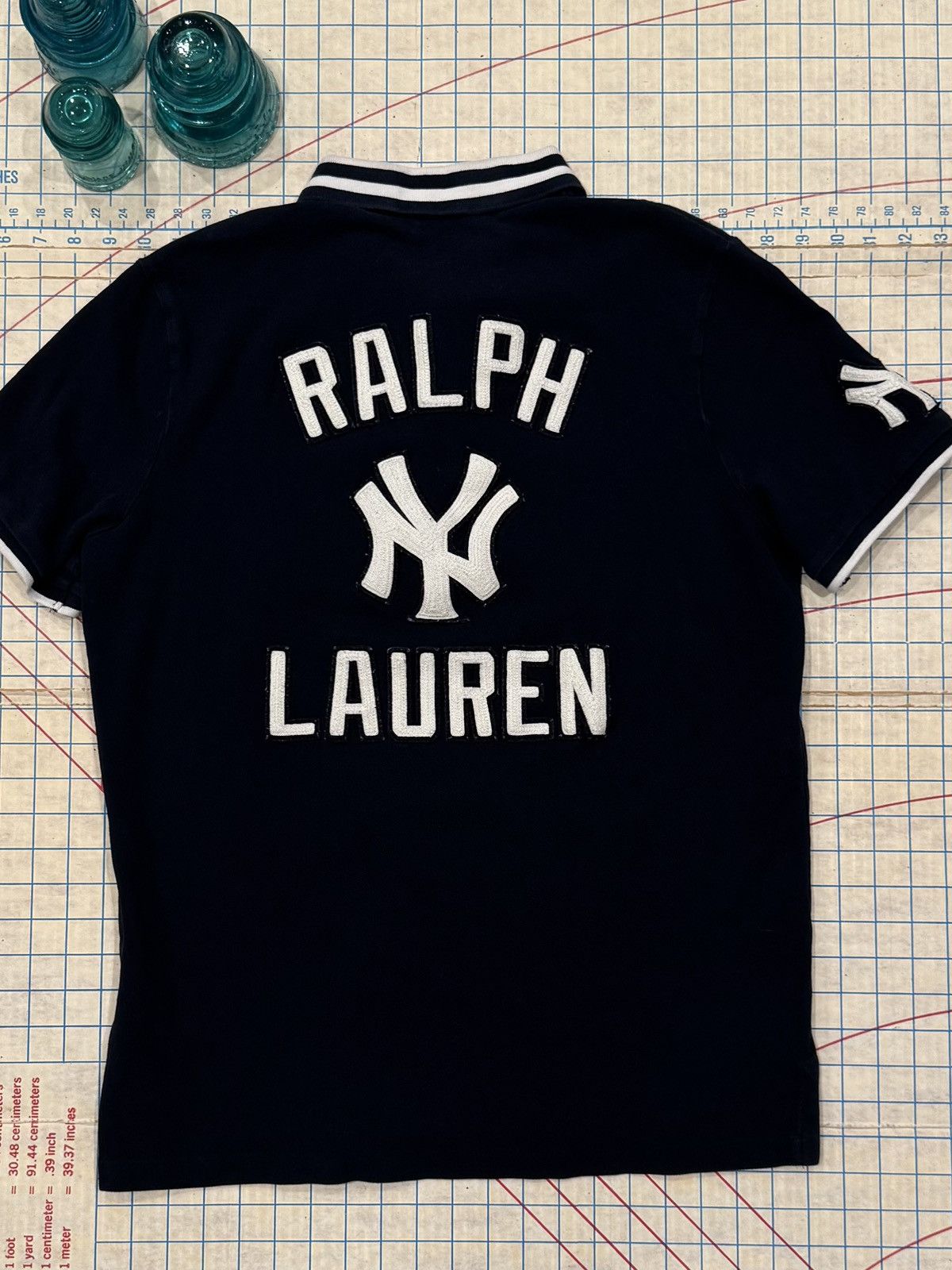 Polo Ralph Lauren Polo Ralph Lauren New York Yankees Polo Golf Shirt Size Med Size US M / EU 48-50 / 2 - 9 Thumbnail