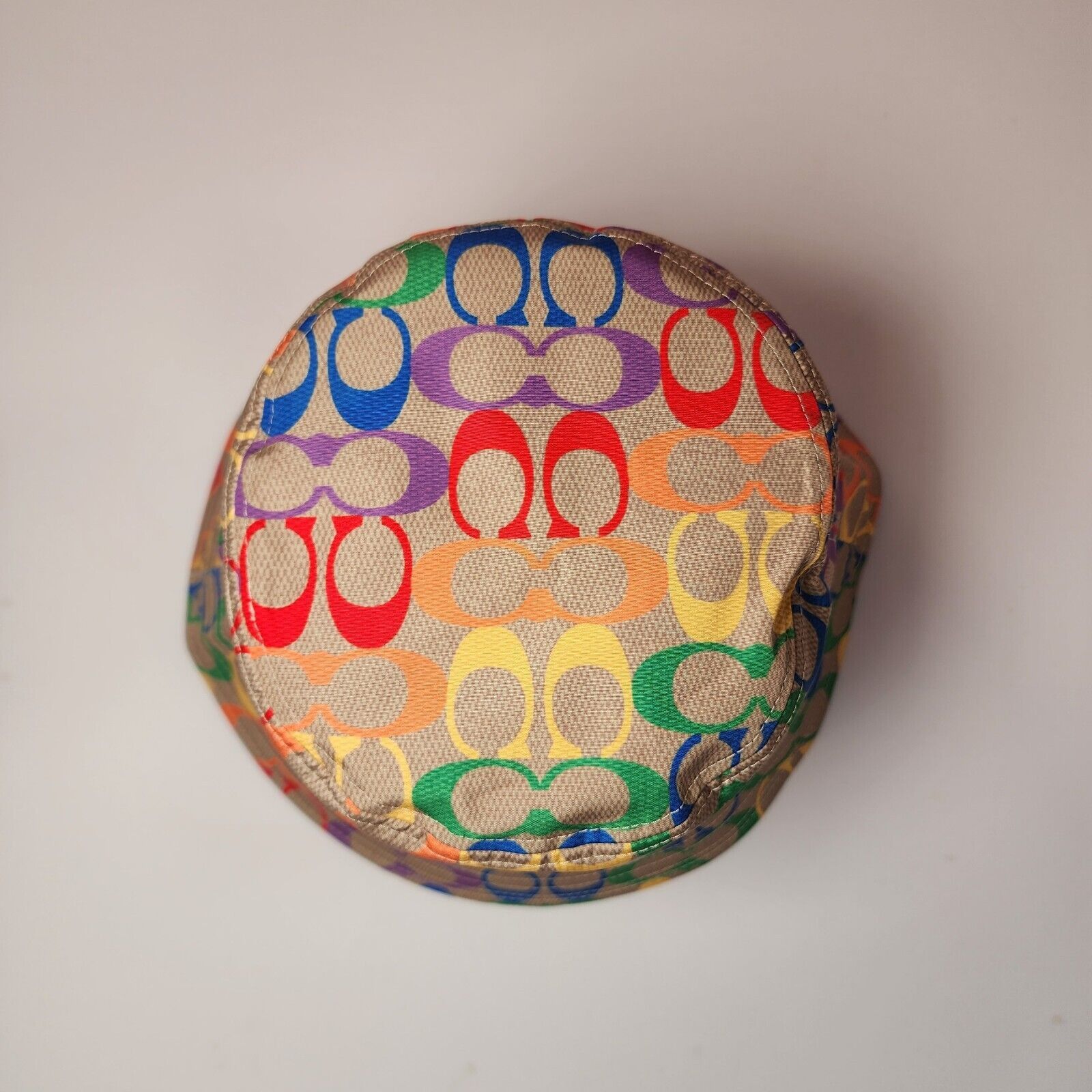 Coach NWT Coach Rainbow Signature Bucket Hat C9919 One Size Size ONE SIZE - 2 Thumbnail