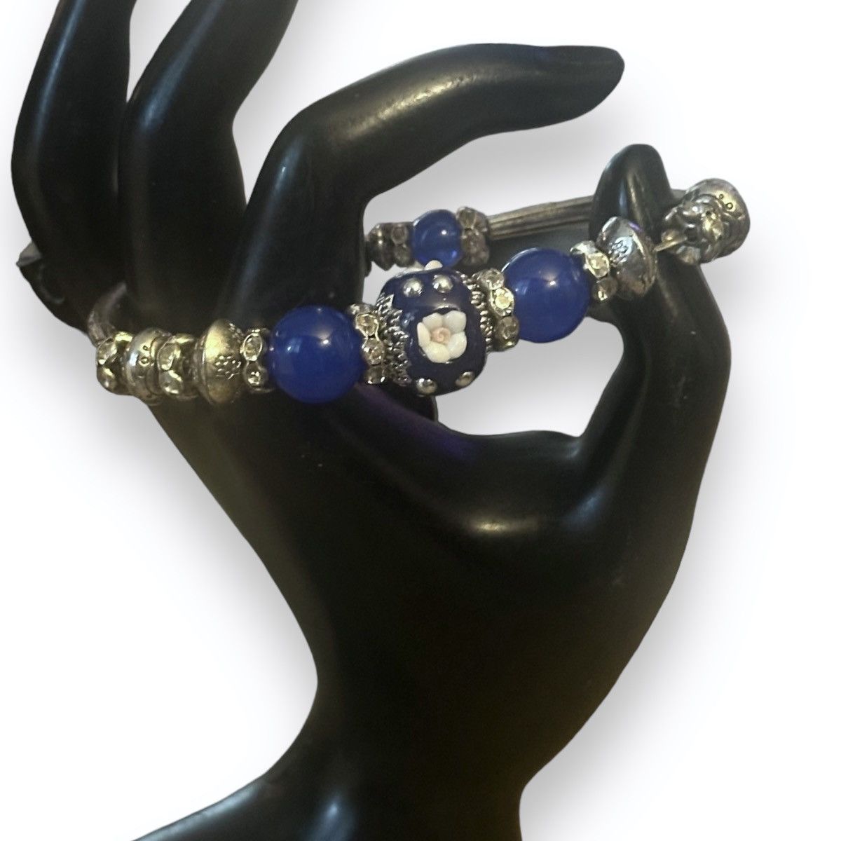Other Handmade bead charm stretch bracelet Size ONE SIZE - 2 Thumbnail