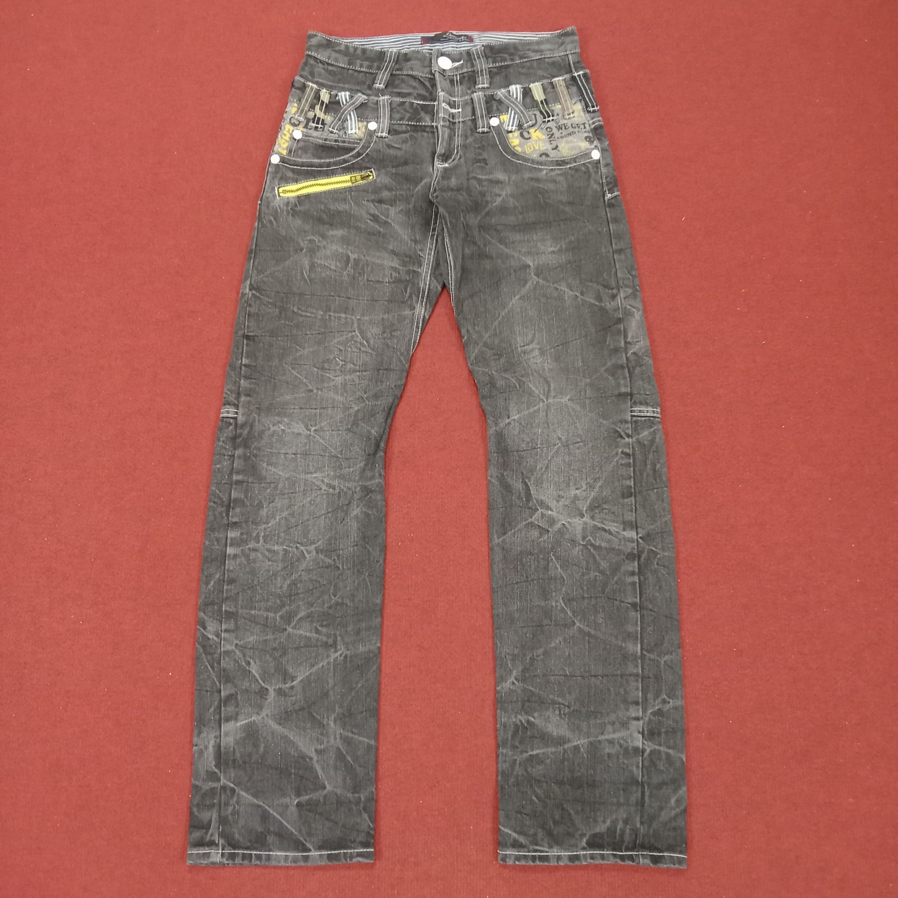 If Six Was Nine × Vintage Dominate Handcrafted Jeans Fashion Style Rare Design Size US 29 - 1 Thumbnail