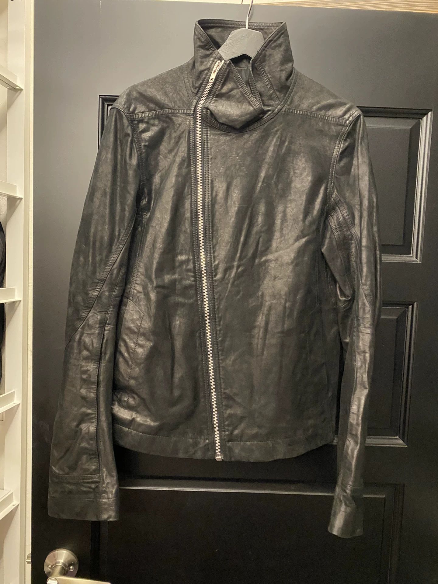 Undercover Stylish Black Leather Jacket Size US M / EU 48-50 / 2 - 1 Thumbnail