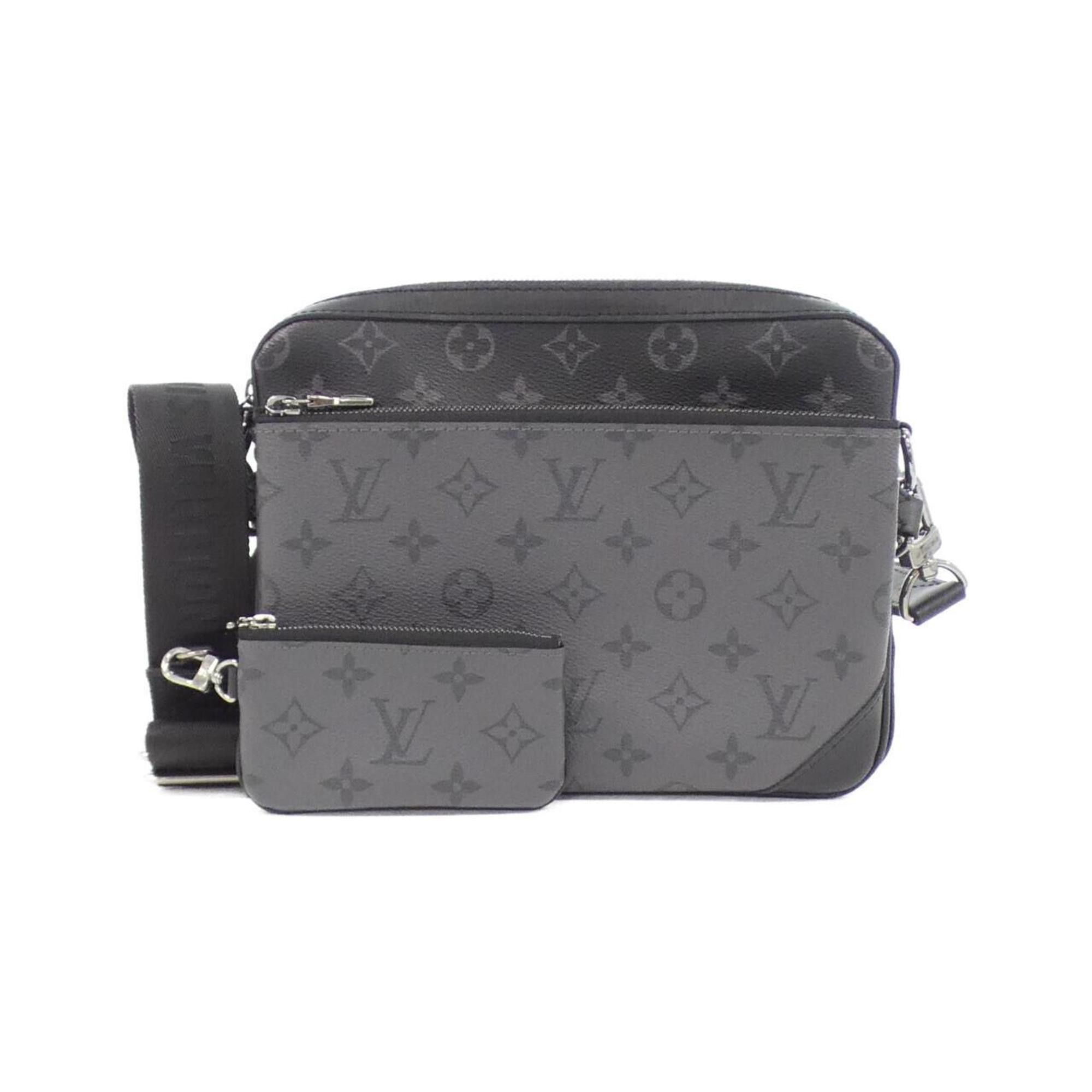 Louis Vuitton Monogram Eclipse Reverse Trio Messenger M69443 Shoulder Bag in Black, Women's