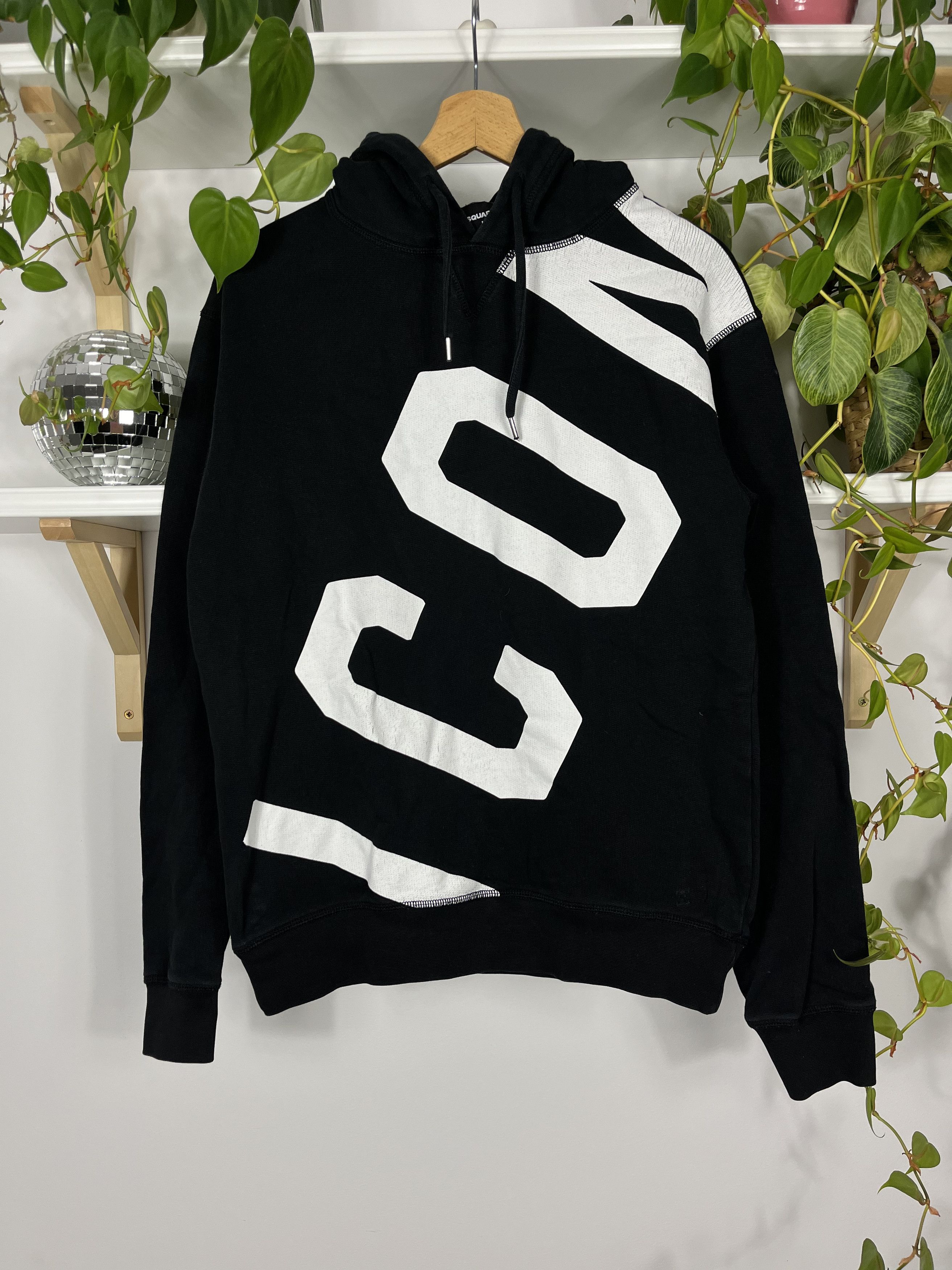 Dsquared2 Dsquared2 ICON Black Hoodie Sweatshirt Size US M / EU 48-50 / 2 - 1 Thumbnail