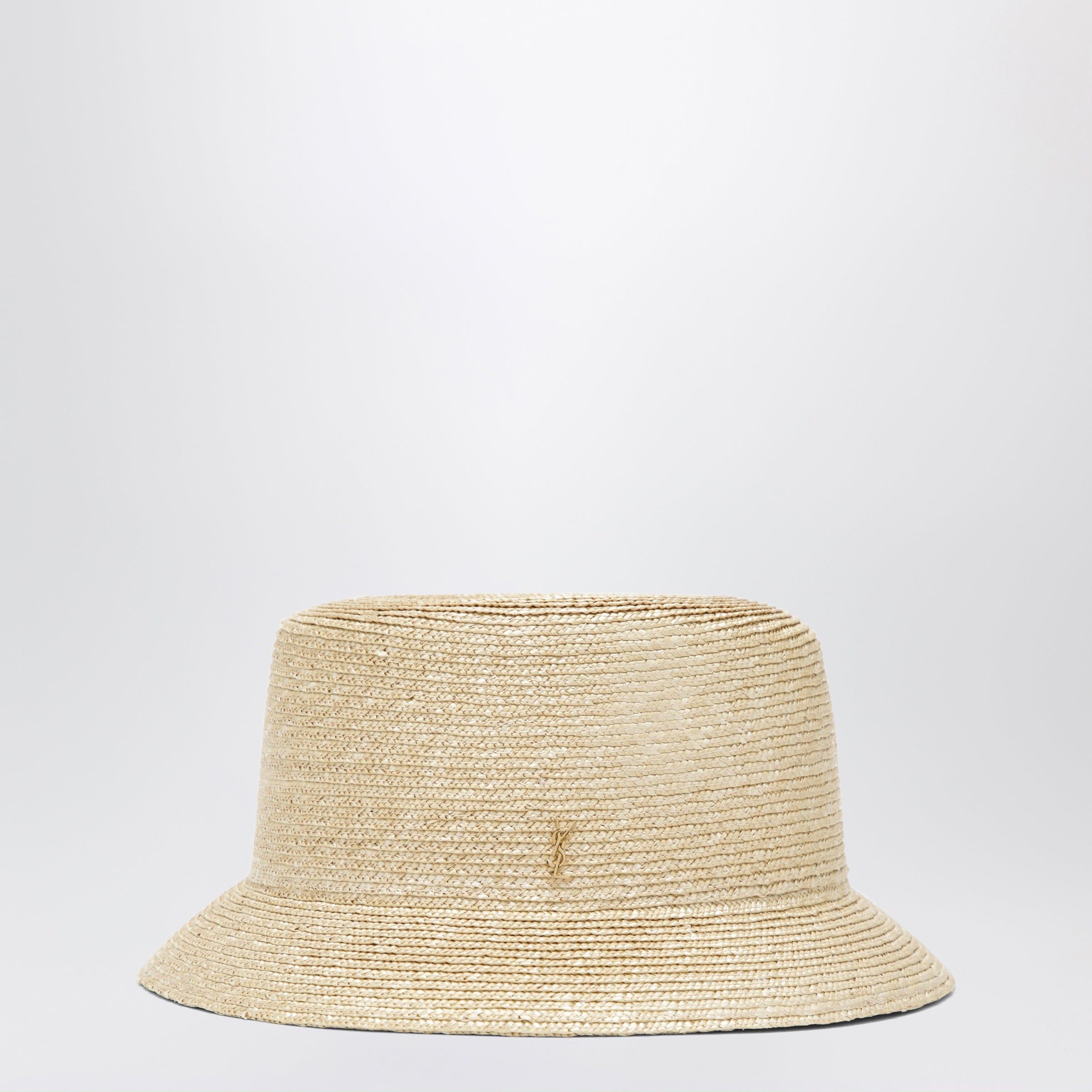 Saint Laurent Paris Saint Laurent Straw Hat With Cassandre Logo Size ONE SIZE - 1 Thumbnail