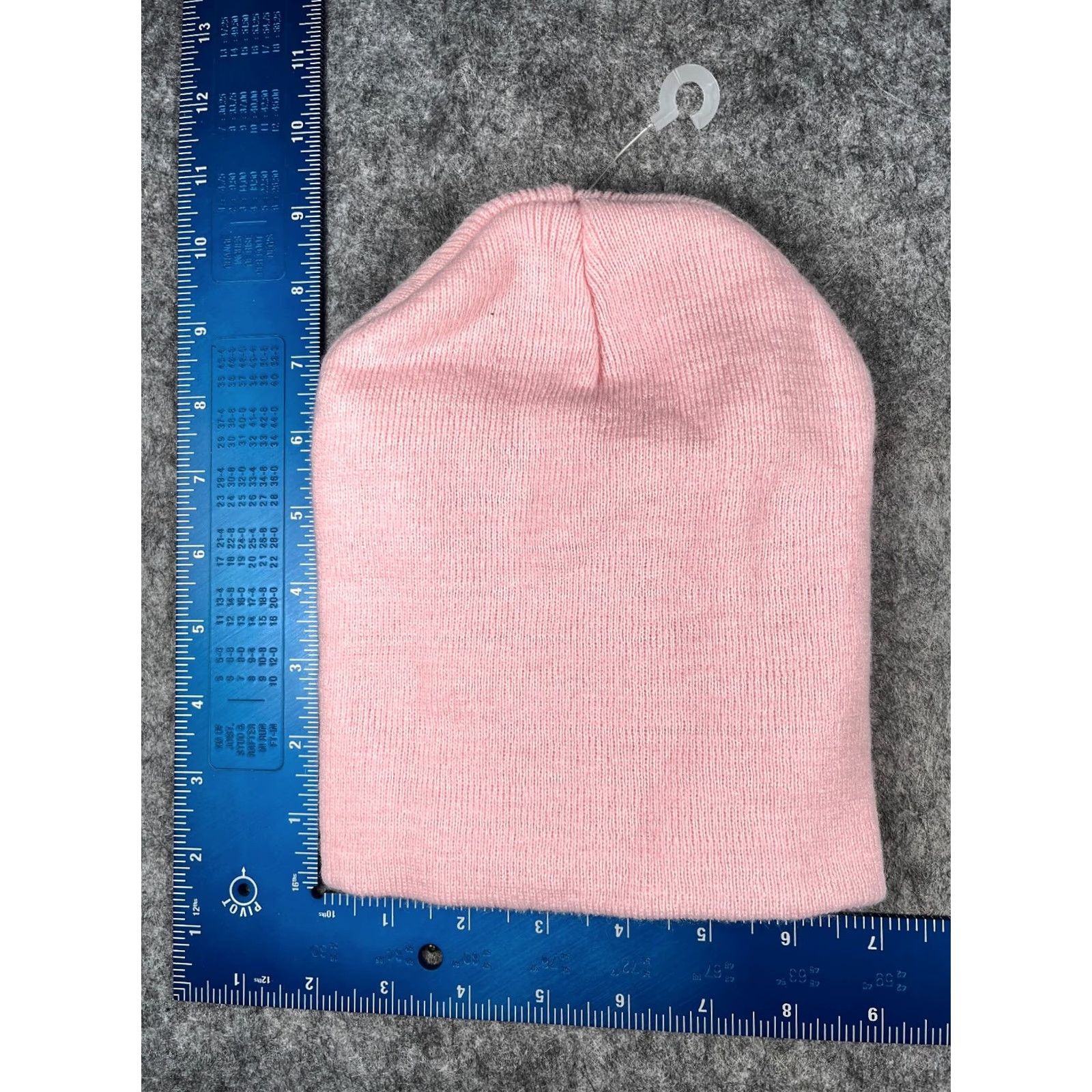 Pinko Alaska Beanie Toque Adult One Size Pink Knit 100% Acrylic Ski Embroidered Beanie Hats Unisex Adults Pink Alaska Ski Logo Vintage: No Size ONE SIZE - 4 Thumbnail
