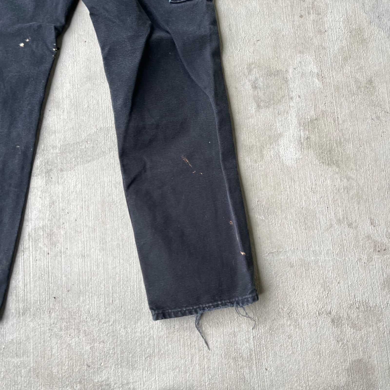 Carhartt × Vintage Carhartt faded black double knee work wear carpenter pants Size US 28 / EU 44 - 8 Thumbnail