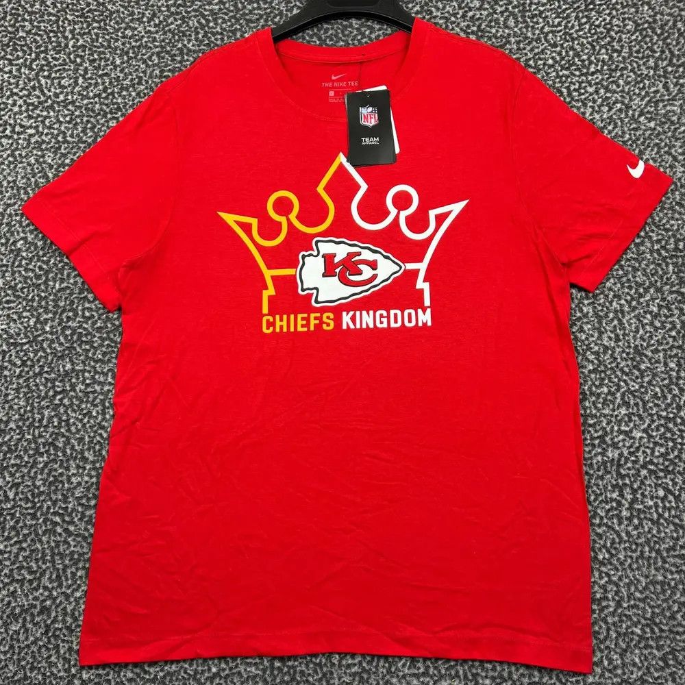 Nike Nike Shirt Men Large Kansas City Chiefs NFL Cotton New L Size US L / EU 52-54 / 3 - 1 Thumbnail
