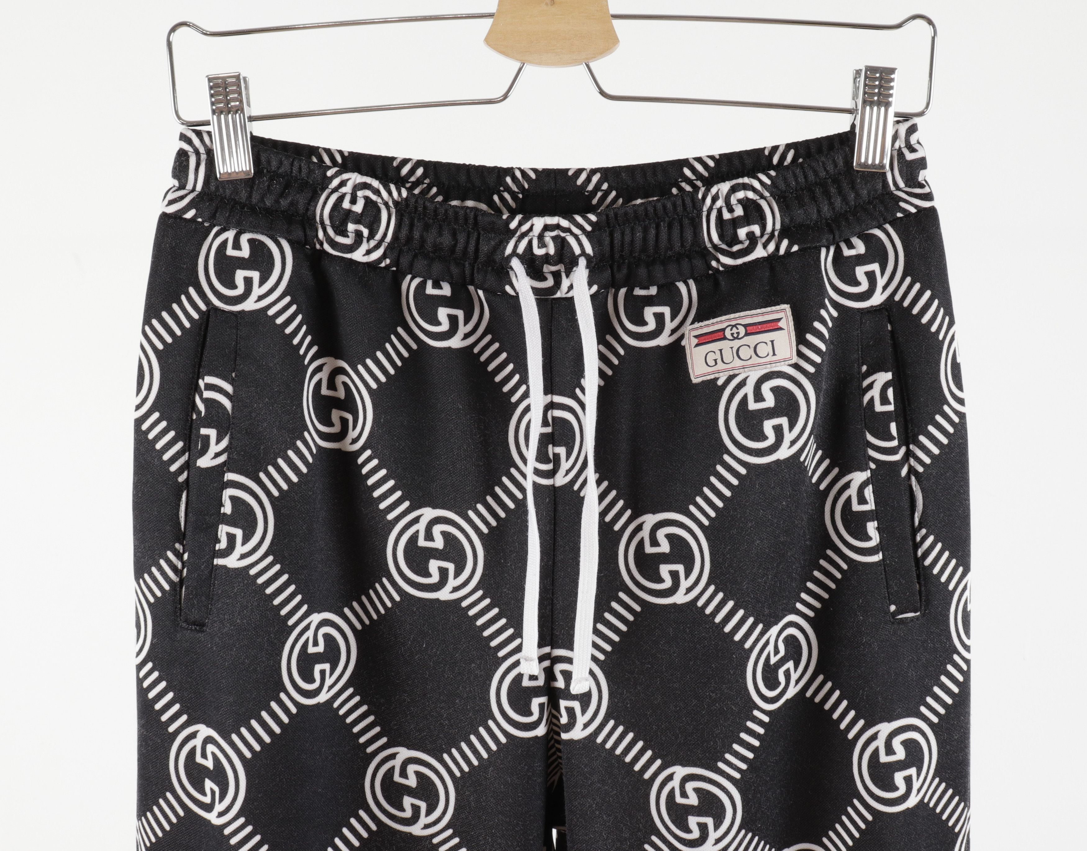 Gucci Gucci GG Monogram Black Joggers Track Pants Sweatpants Size US 31 - 12 Thumbnail