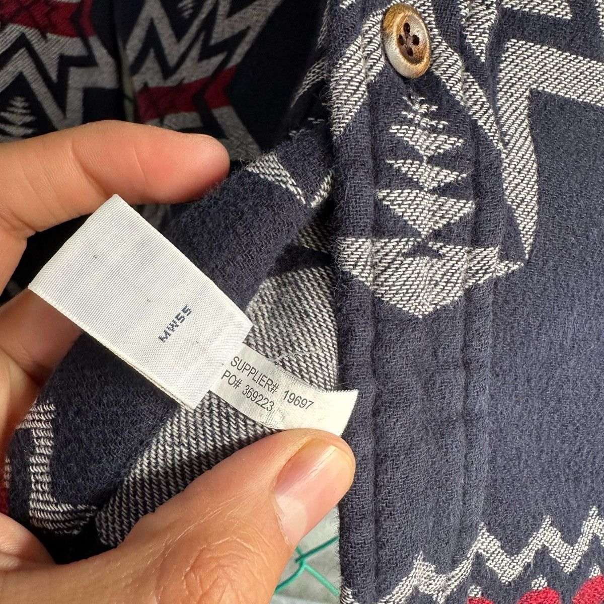 Polo Ralph Lauren × Vintage Polo Ralph Lauren Jacquard Overshirt Heavy Moose Southwest Size US S / EU 44-46 / 1 - 5 Thumbnail