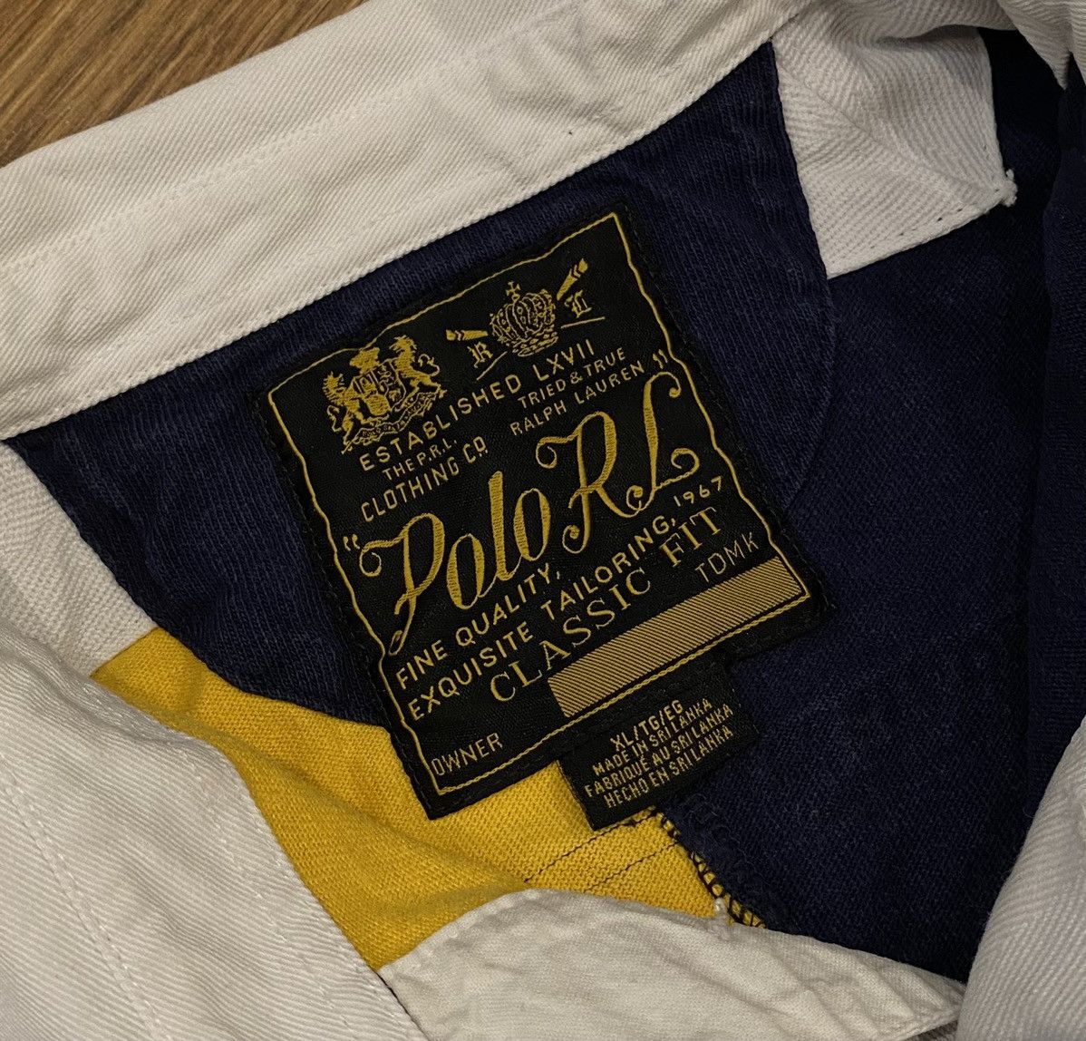 Polo Ralph Lauren Polo Ralph Lauren Polo Bear Rugby L/S x Vintage x Streetwear Size US XL / EU 56 / 4 - 6 Thumbnail