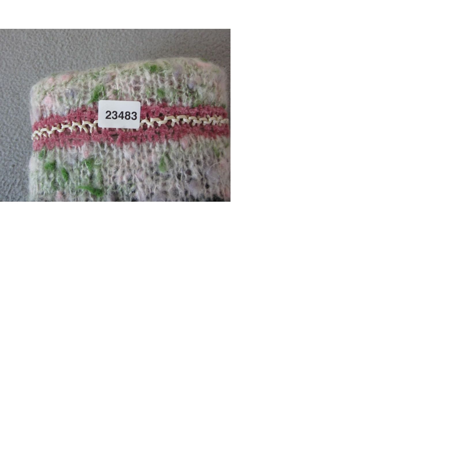 Vintage VINTAGE Pom Pom Sweater Womens M Ivory Open Knit 90s Pullover Knit Wool Acrylic Italy Size M / US 6-8 / IT 42-44 - 9 Thumbnail