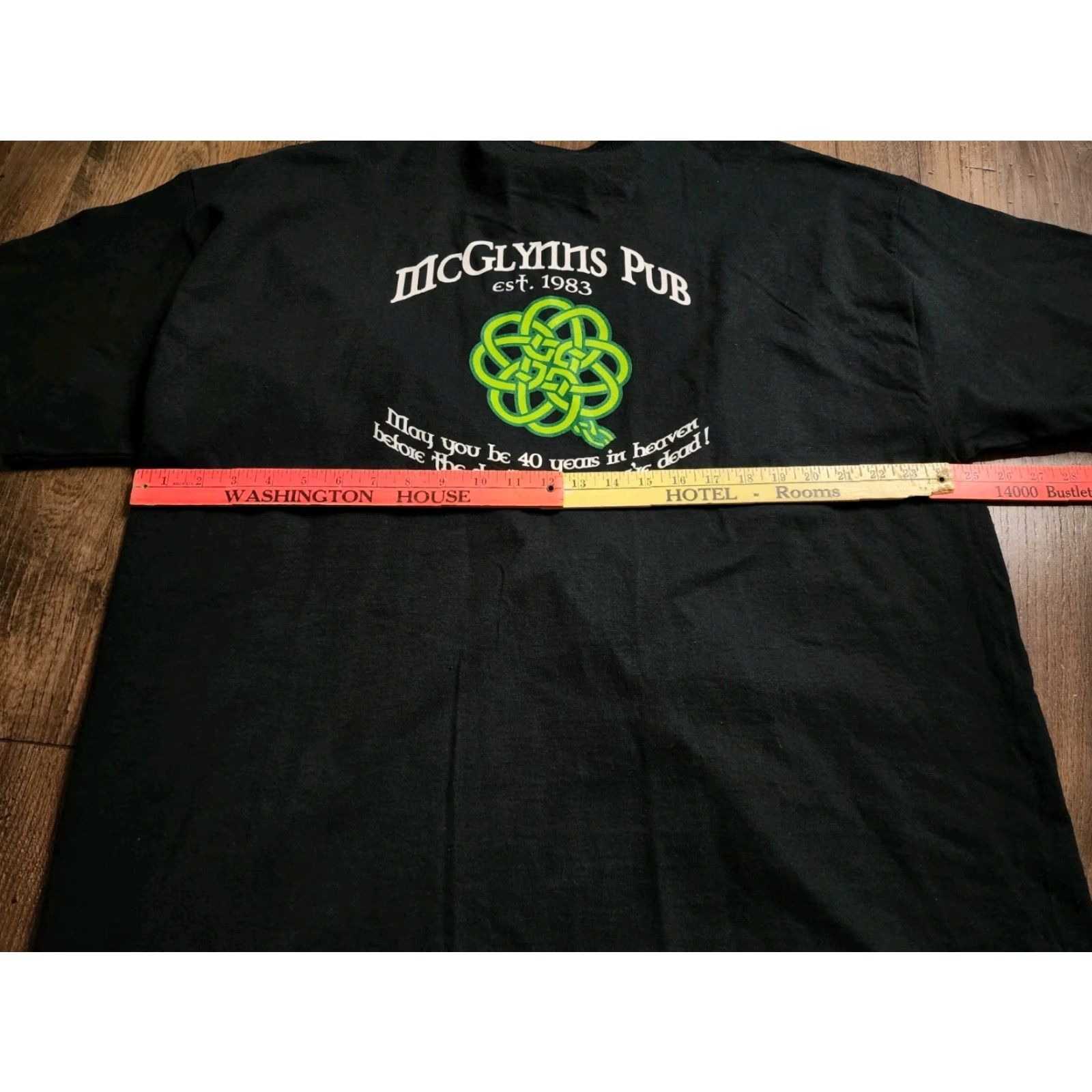 Gildan McGlynn’s Irish Pub Shirt Mens 2XL Black Dover DE Short Sleeve Crew Neck T-Shirt Beer Size US XXL / EU 58 / 5 - 4 Thumbnail