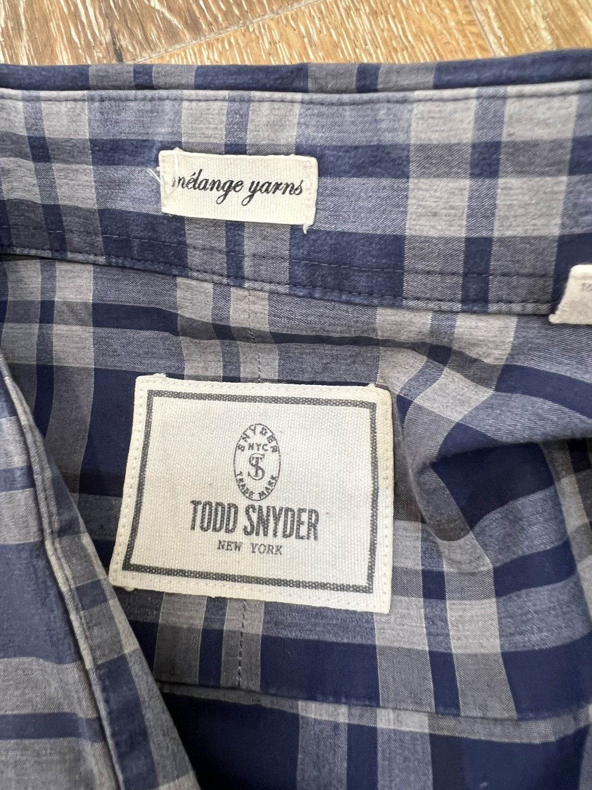 Todd Snyder Todd synder checkerboard plaid melange yarns shirt Size US L / EU 52-54 / 3 - 3 Thumbnail