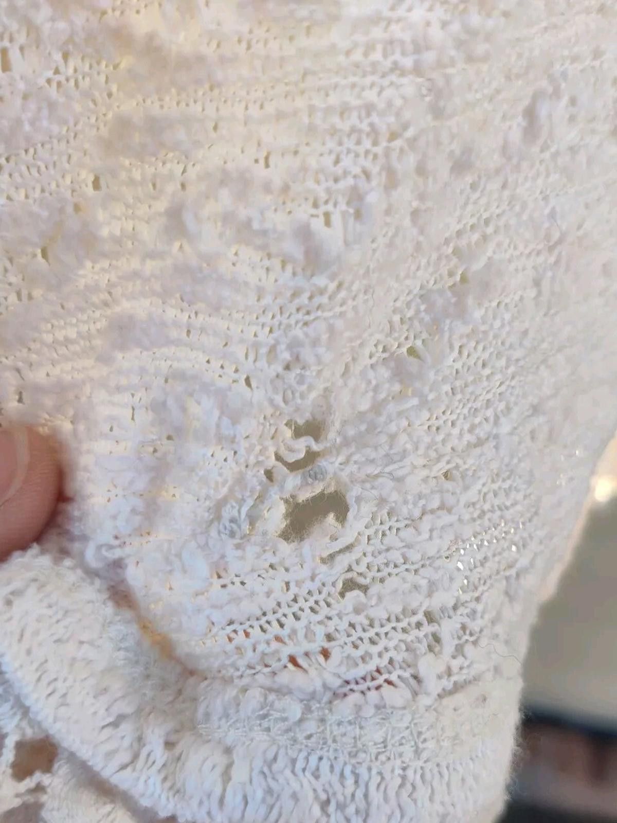 Other Heart-n-Crush Open Front Duster Cardigan Sweater Cream Long Size S / US 4 / IT 40 - 7 Thumbnail