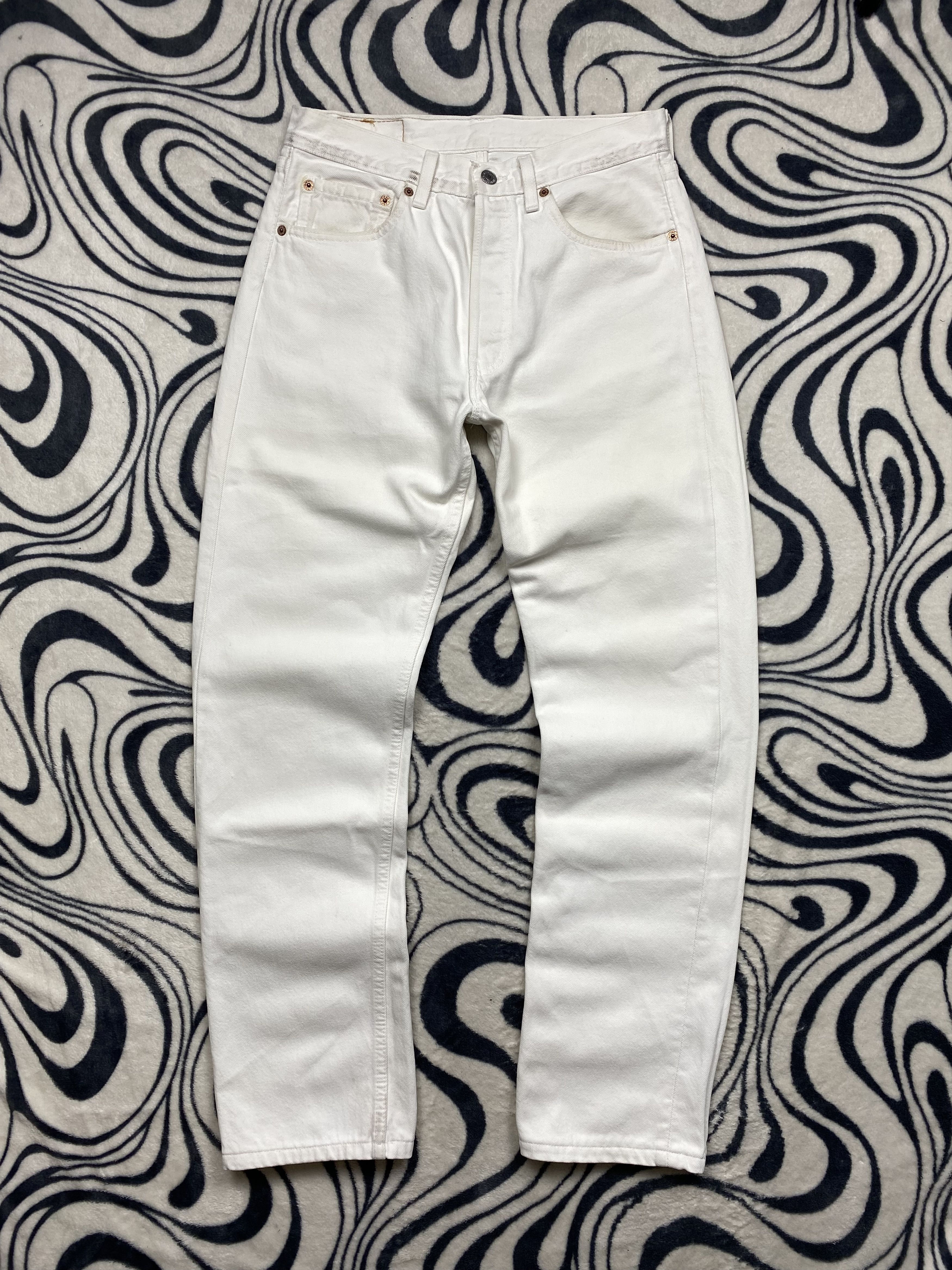 Levi's Levis 501 Vintage 90s Mens Denim Pants Made in USA Size US 31 - 4 Thumbnail
