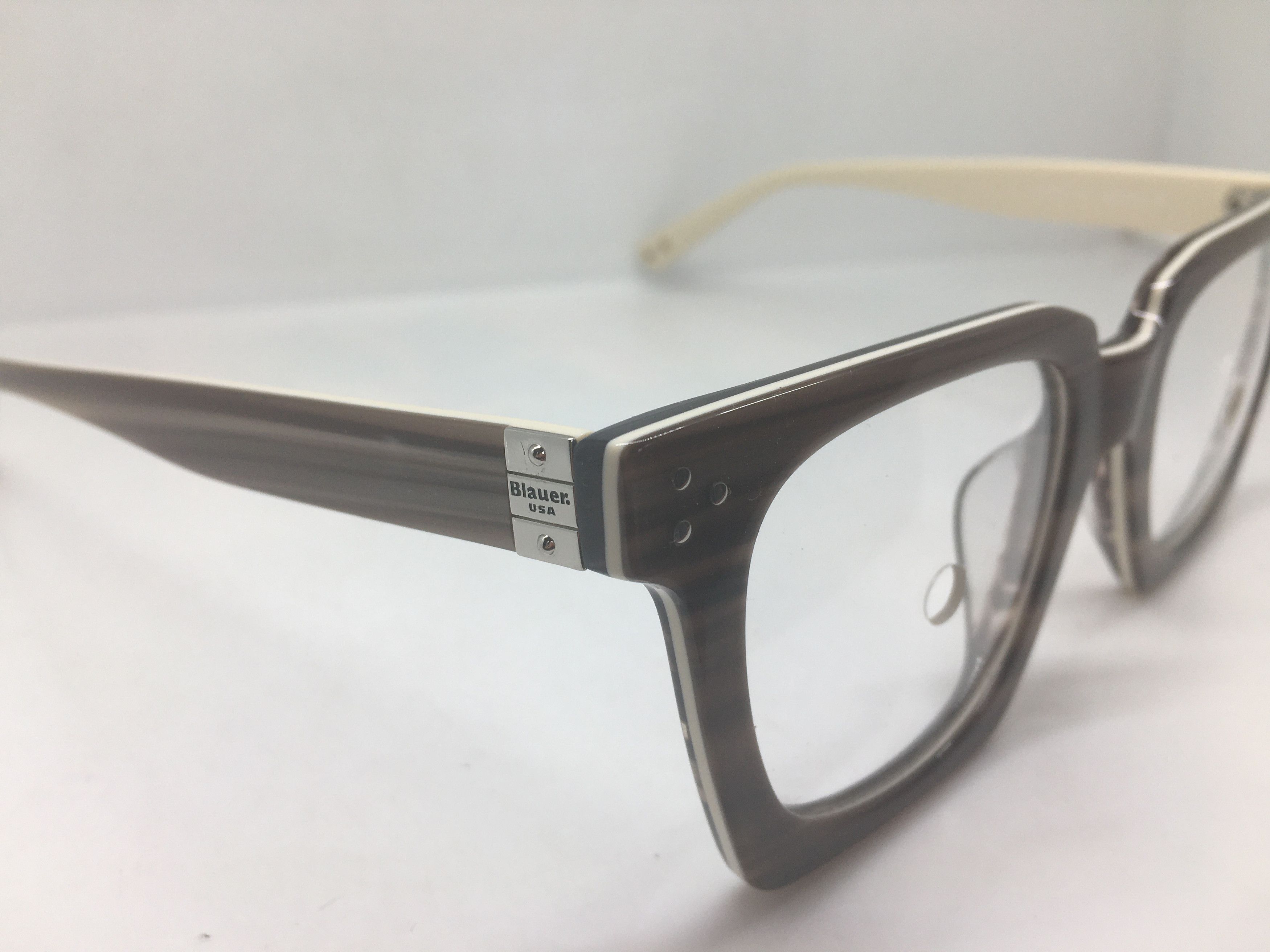 Other Blauer Brown Wood Gain PREPPY Eyeglasses Frame Size ONE SIZE - 2 Thumbnail