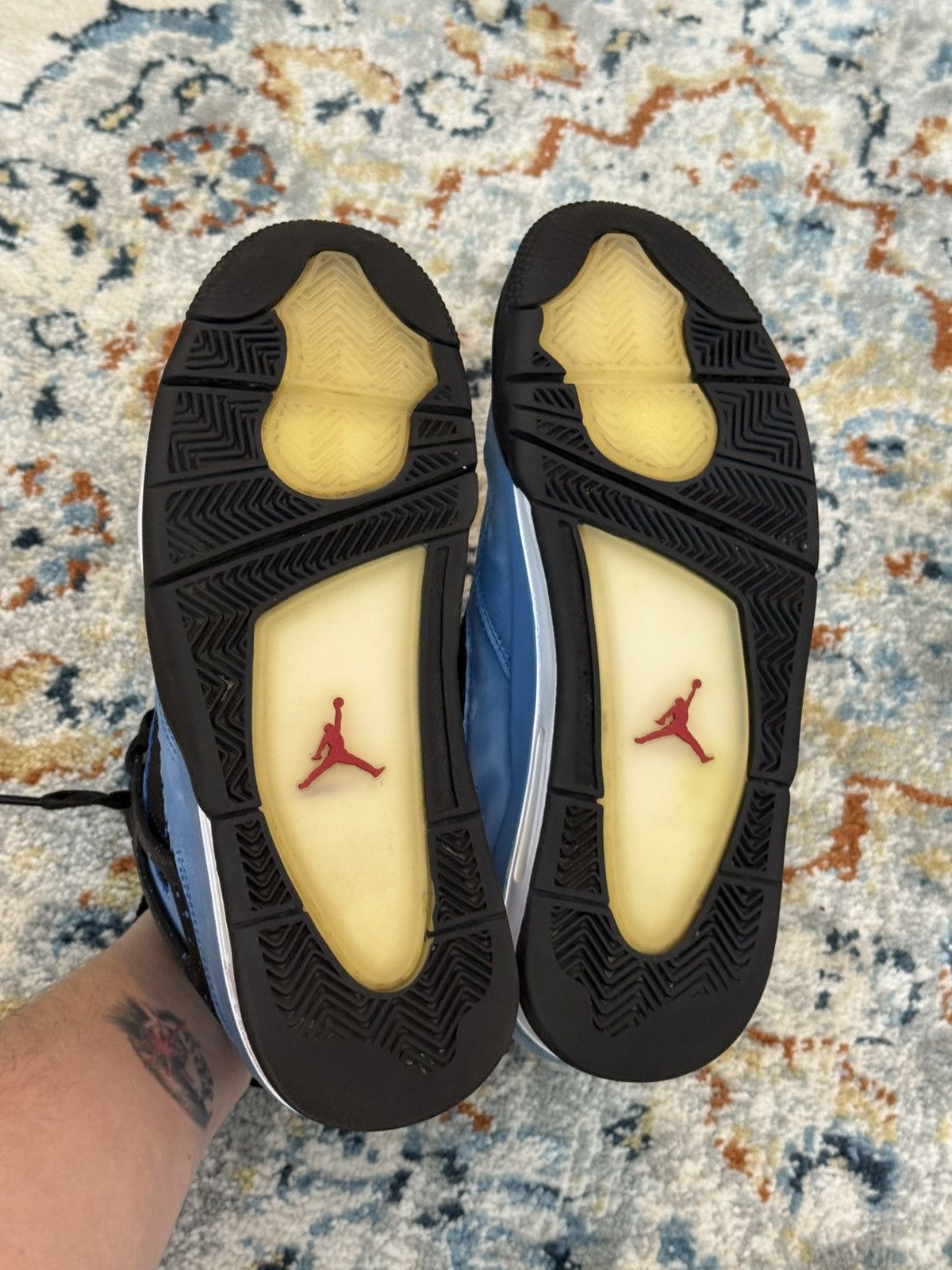 Jordan Brand × Travis Scott Travis Scott x Air Jordan 4 Blue Trainers HiTop high shoes Size US 8 / EU 41 - 12 Thumbnail