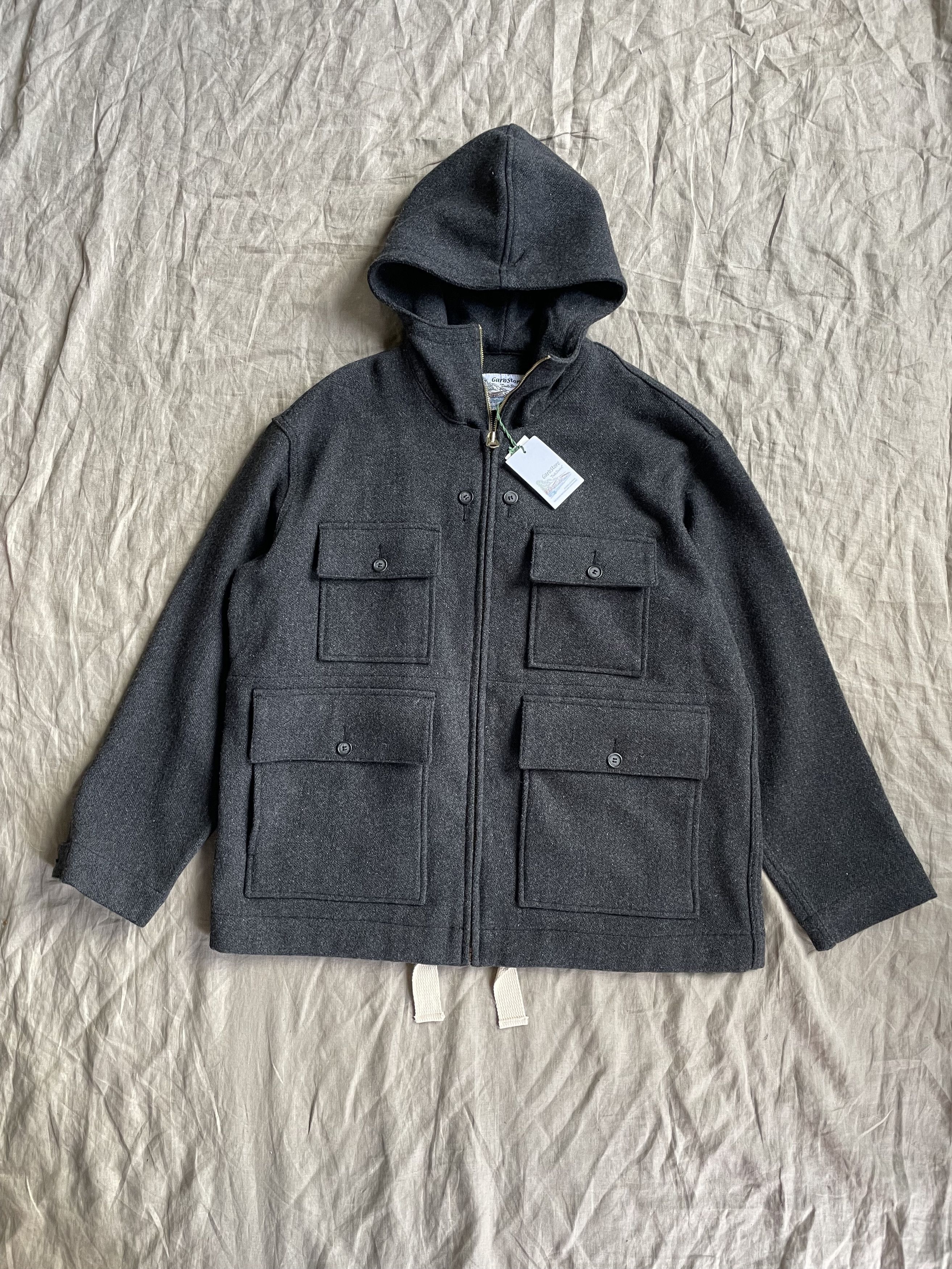 Garbstore Garbstore NWT Wool Gray Multipocket Parka Jacket 7479AC Size US M / EU 48-50 / 2 - 1 Thumbnail