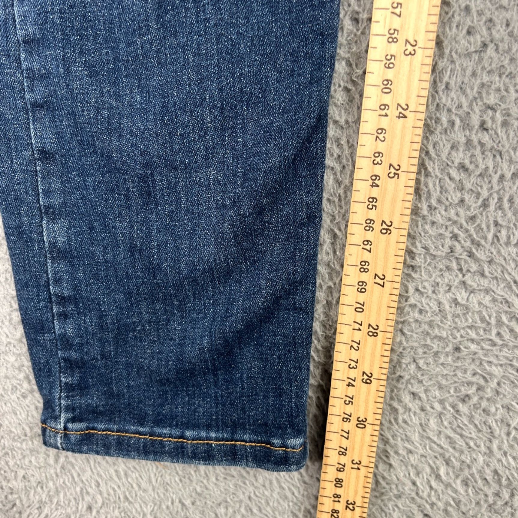Levi's Levi's 512 Slim Tapered Jeans Mens 32x31 Blue Dark Wash Size US 32 / EU 48 - 2 Thumbnail