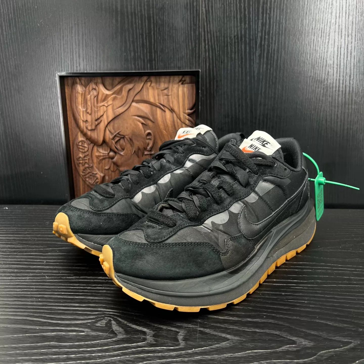 Nike sacai vaporwaffle black gum 42.5 new boxed Size US 9.5 / EU 42-43 - 1 Thumbnail
