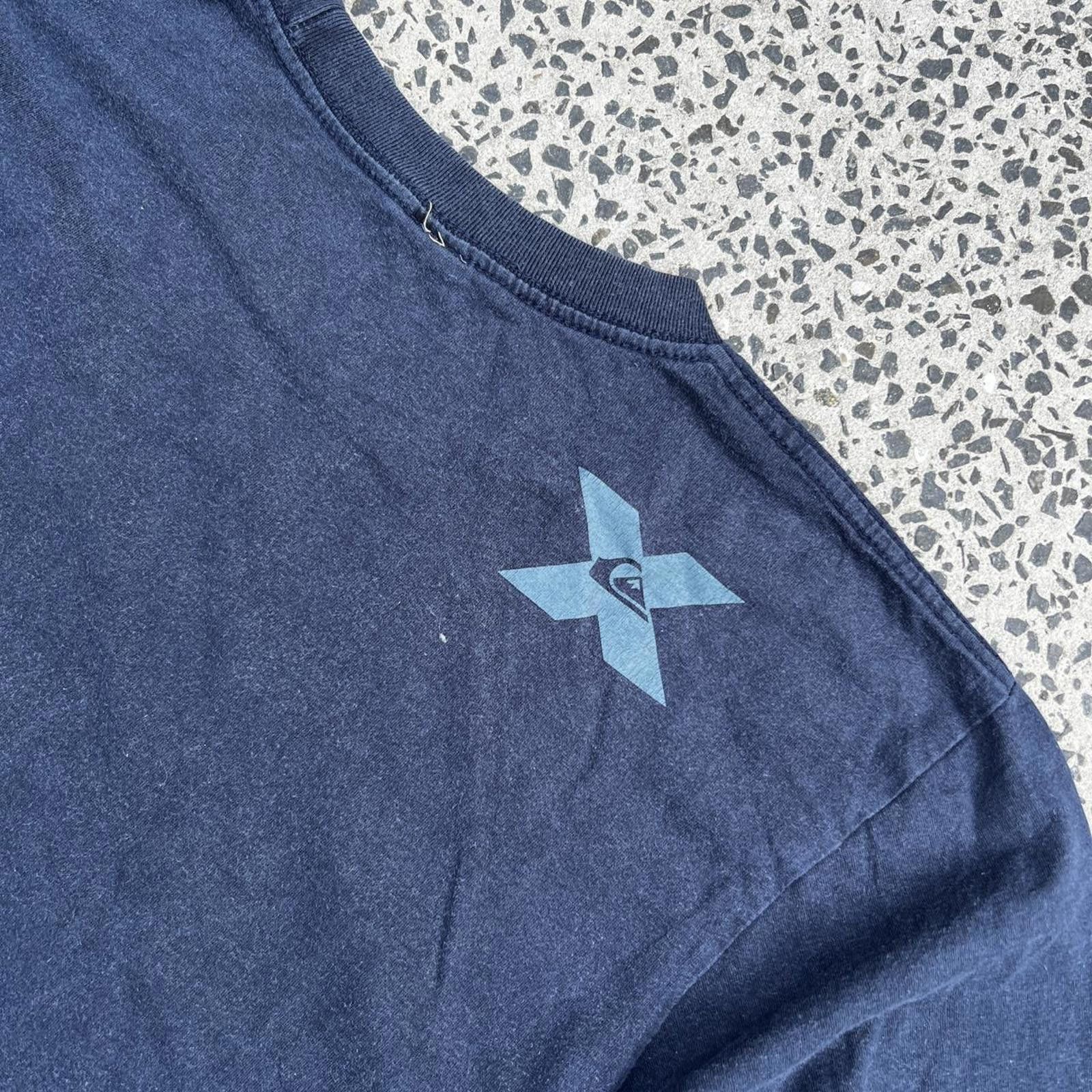 Quiksilver Quiksilver Men's Navy and Blue Tshirt Size US XL / EU 56 / 4 - 6 Thumbnail