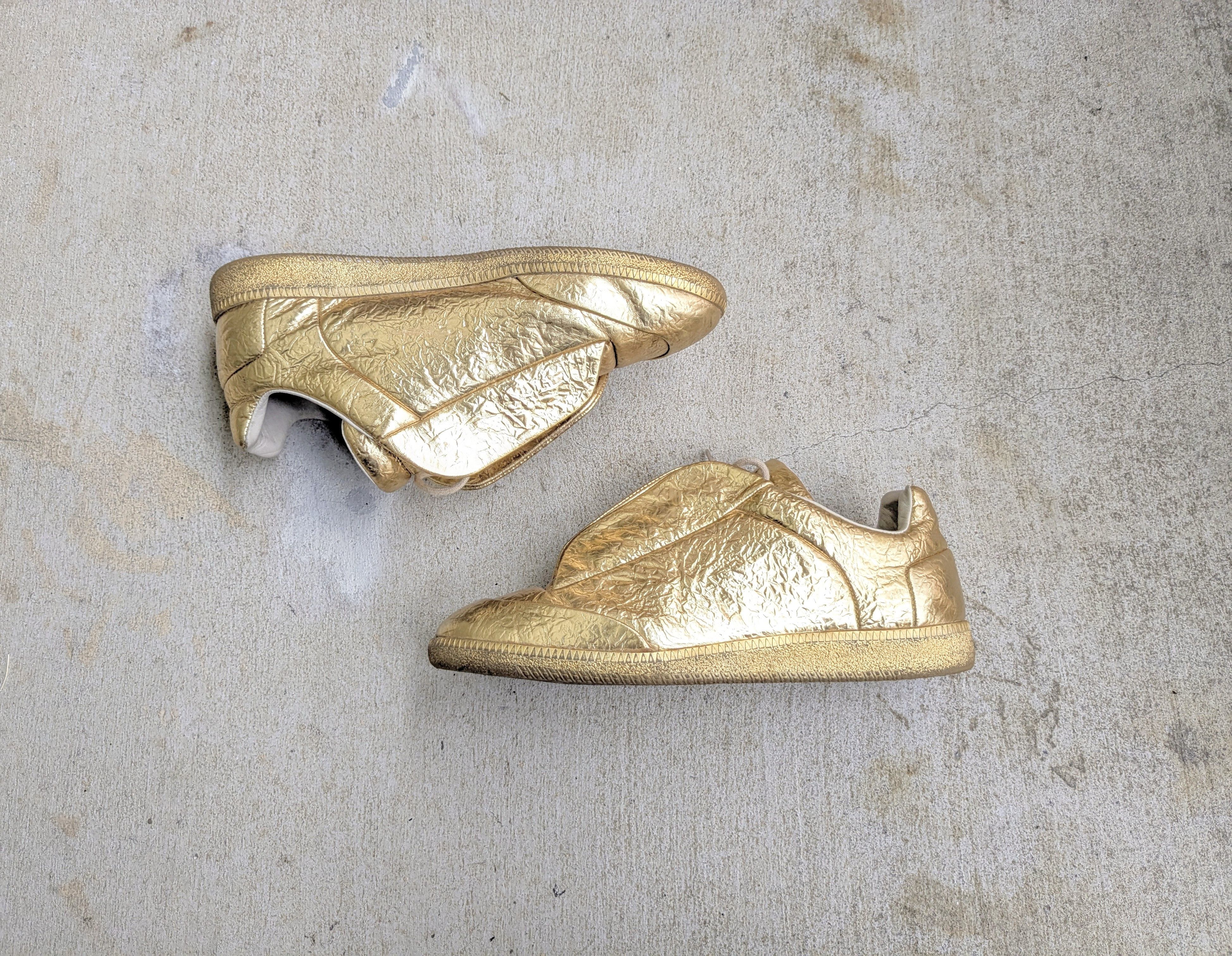 Maison Margiela Future Gold 9 42 Low Tops Leather
