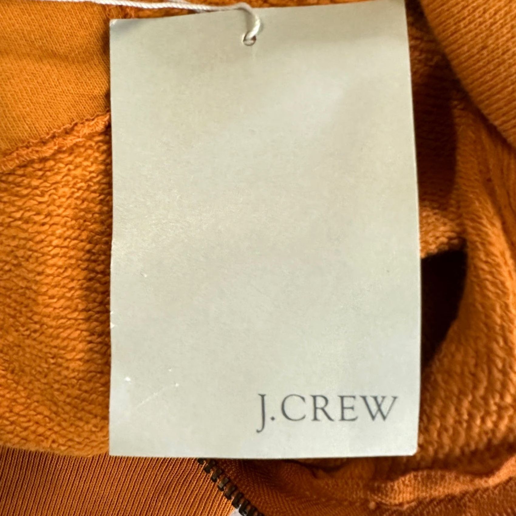 J.Crew J. Crew Polo Sweatshirt Men Large Orange Quarter Zip Collared Pullover 100% Cotton NEW Size US L / EU 52-54 / 3 - 7 Thumbnail