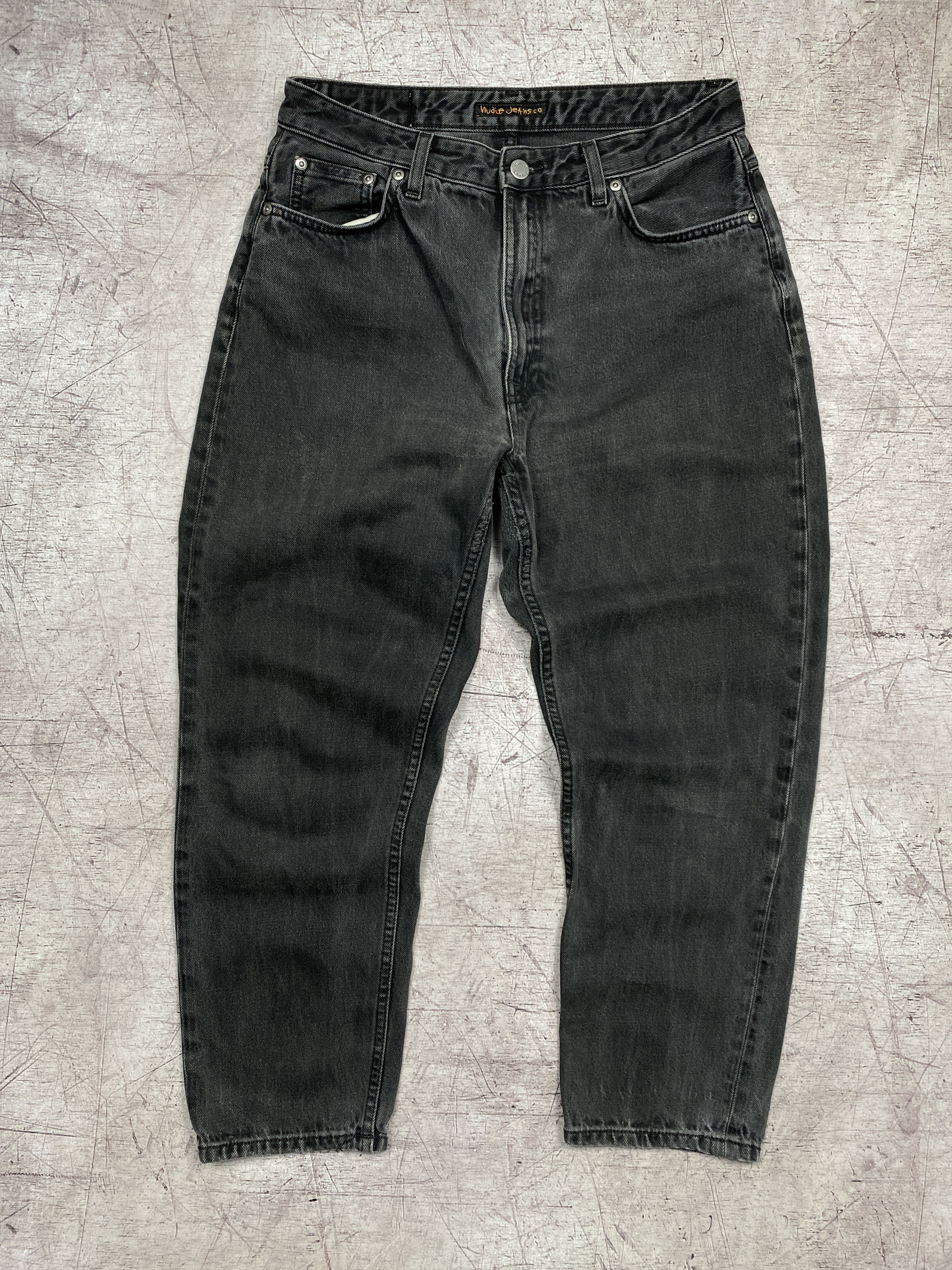 Nudie Jeans × Vintage Nudie Jeans Breezy Britt Black Worn Denim Pants Size US 32 / EU 48 - 6 Thumbnail