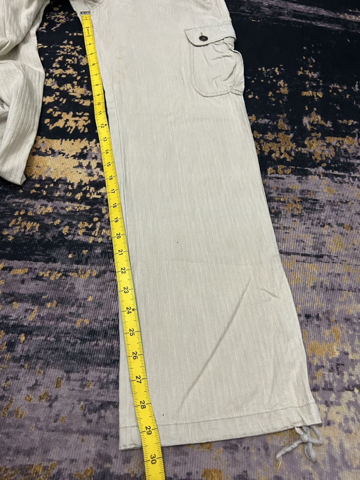 Takeo Kikuchi Vintage Takeo Kikuchi Herringbone Cargo Pants Size US 30 / EU 46 - 19 Thumbnail