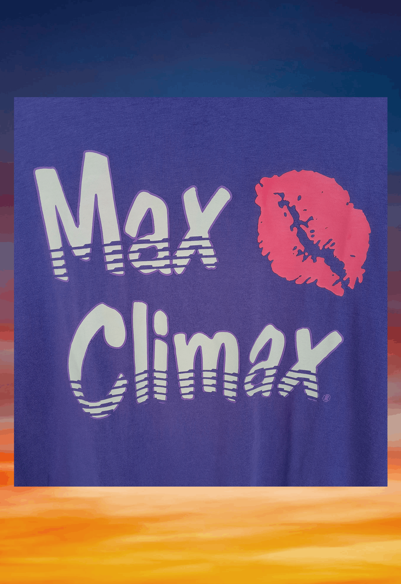 Vintage Vintage 90s MAX CLIMAX Punk Rock lips style t-shirt Size US L / EU 52-54 / 3 - 4 Thumbnail
