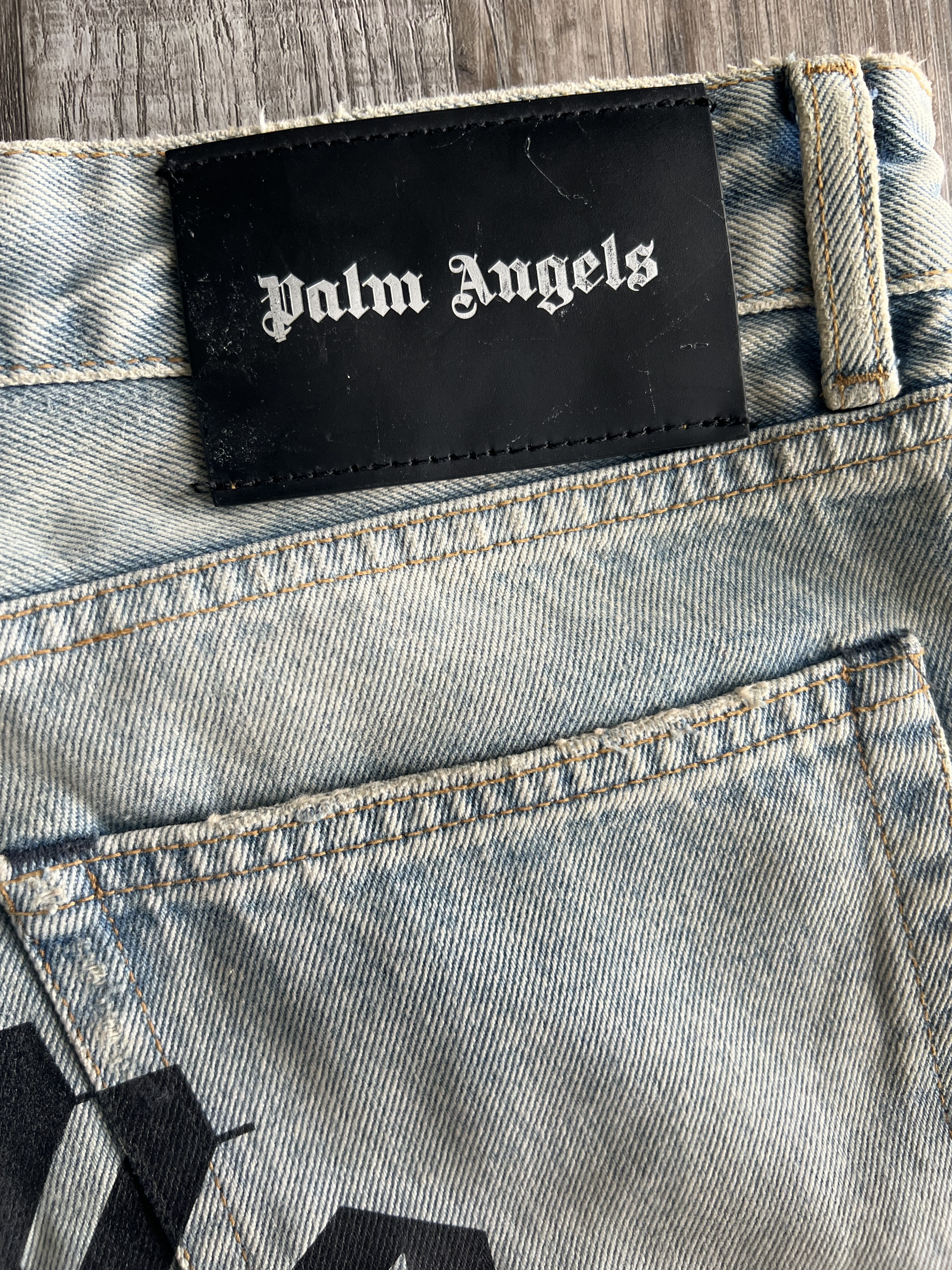 Palm Angels Palm Angels Logo Jeans Slim fit Size US 34 / EU 50 - 6 Thumbnail