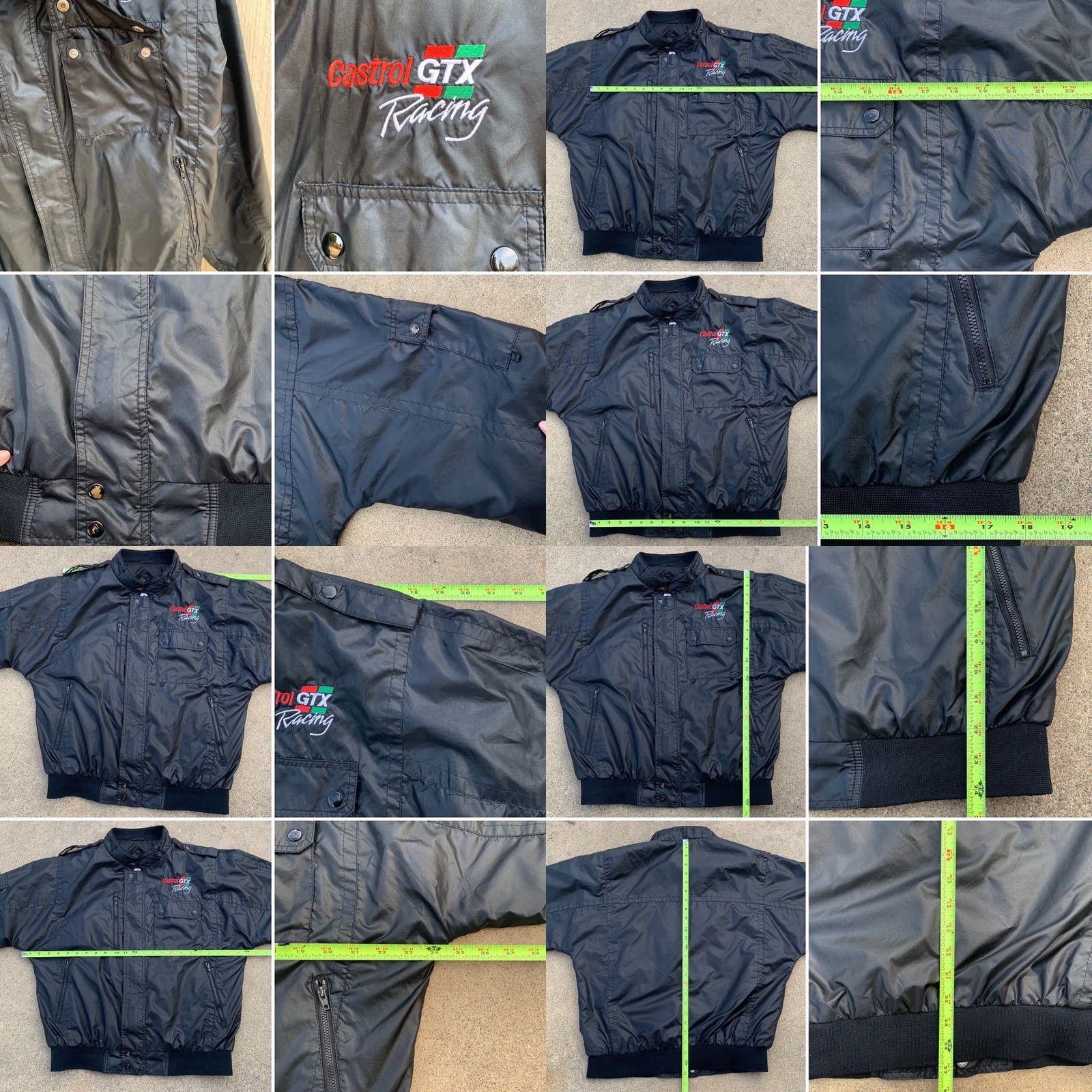 Vintage VINTAGE MV Sport Castrol GTX Racing Embroidered Jacket Nylon L Black Men Jacket Vintage 80s 90s Cars Retro Windbreaker Printed Pockets Size US L / EU 52-54 / 3 - 8 Thumbnail